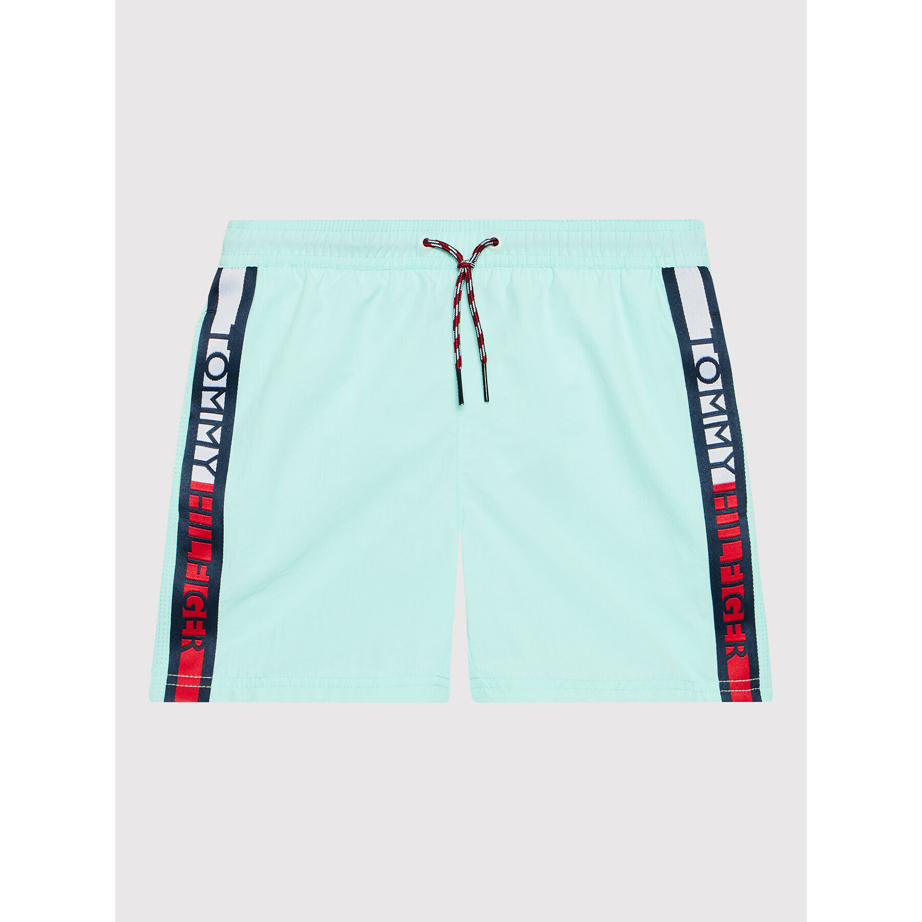 Tommy Hilfiger Plavecké šortky Medium Drawstring UB0UB00420 Modrá Regular Fit - Pepit.cz