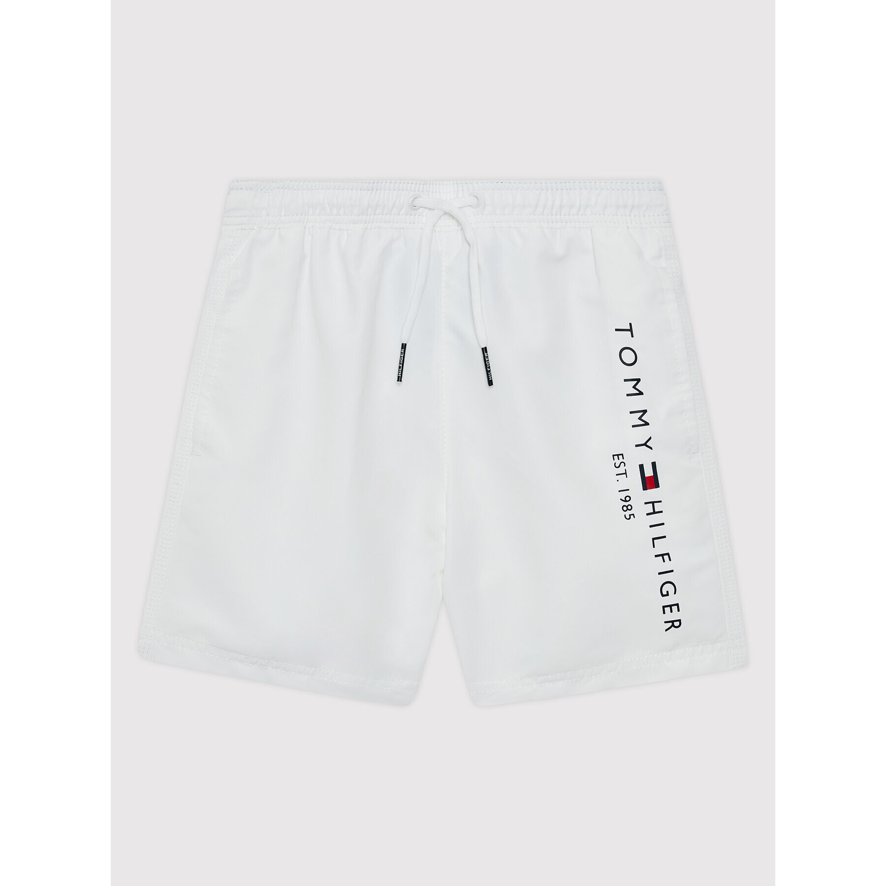 Tommy Hilfiger Plavecké šortky Medium UB0UB00378 Bílá Regular Fit - Pepit.cz