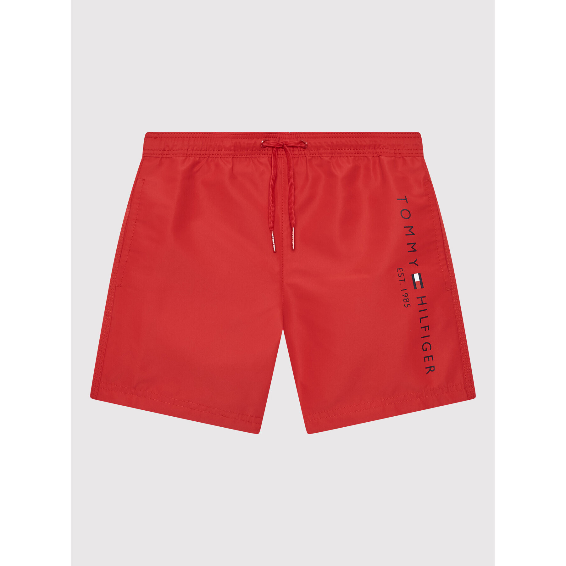 Tommy Hilfiger Plavecké šortky Medium UB0UB00378 Červená Regular Fit - Pepit.cz