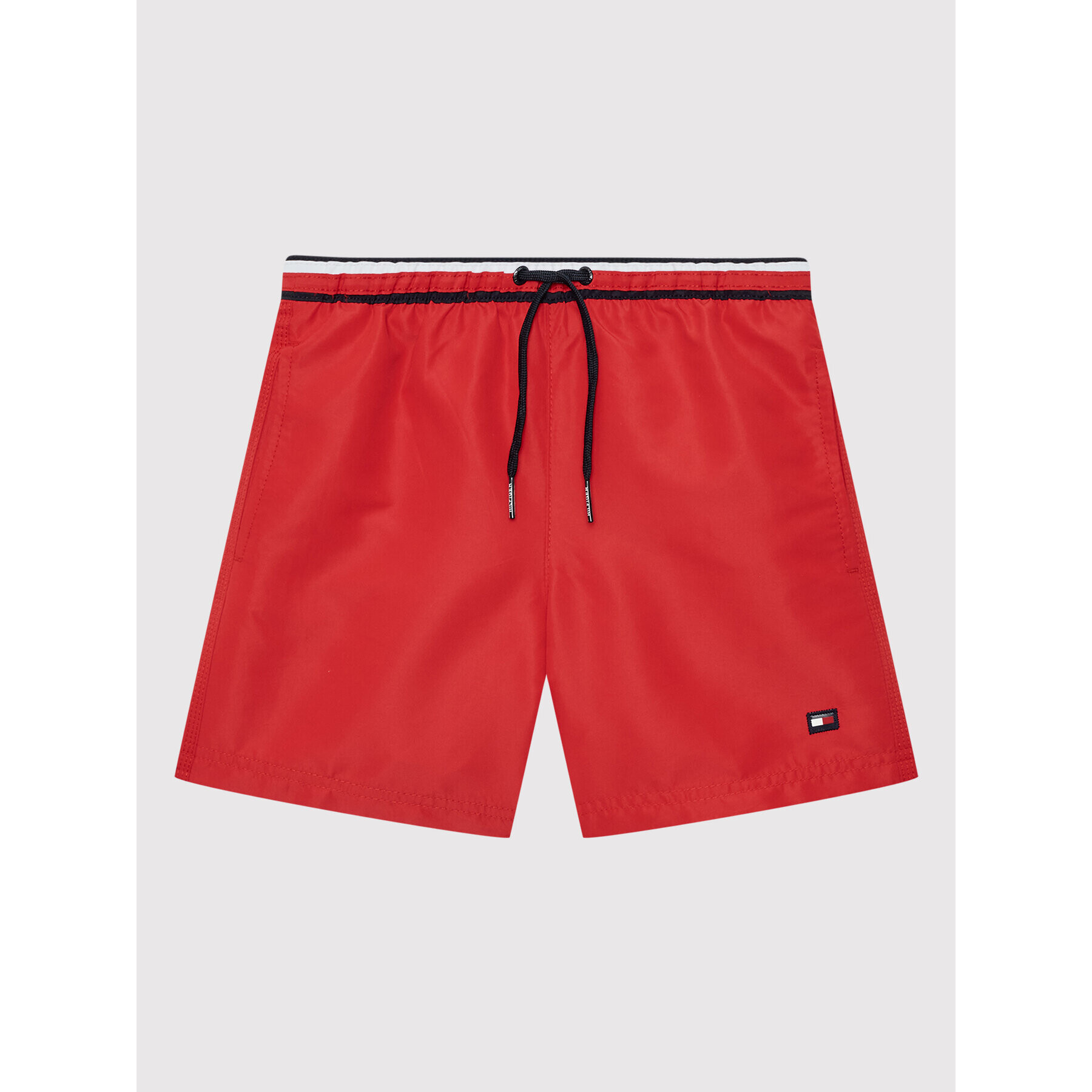 Tommy Hilfiger Plavecké šortky Medium UB0UB00419 Červená Regular Fit - Pepit.cz