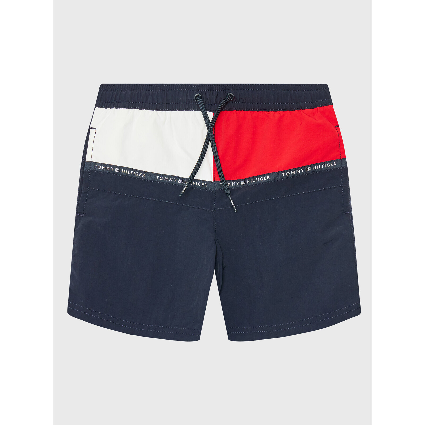 Tommy Hilfiger Plavecké šortky UB0UB00481 Tmavomodrá Regular Fit - Pepit.cz