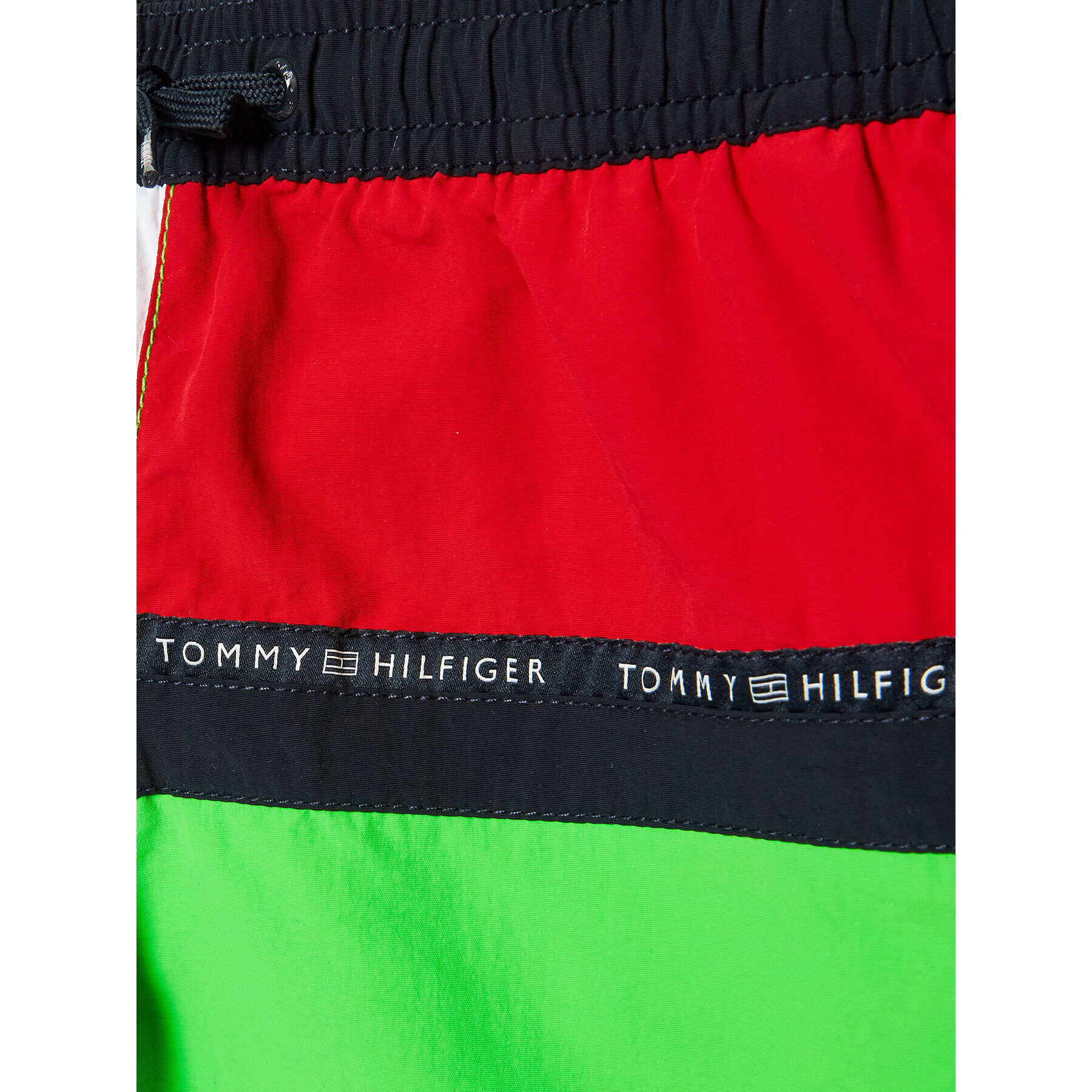 Tommy Hilfiger Plavecké šortky UB0UB00481 Zelená Regular Fit - Pepit.cz