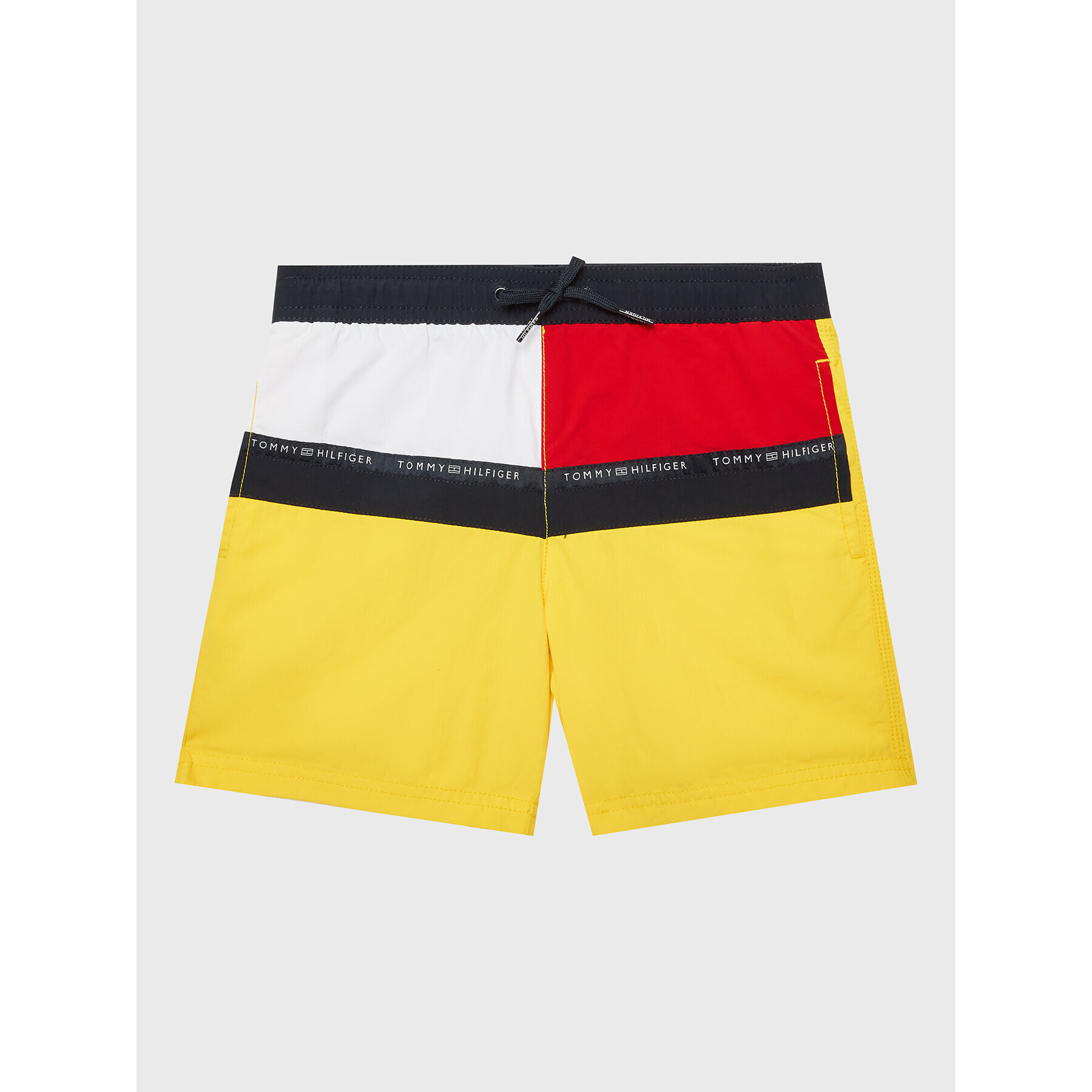 Tommy Hilfiger Plavecké šortky UB0UB00481 Žlutá Regular Fit - Pepit.cz