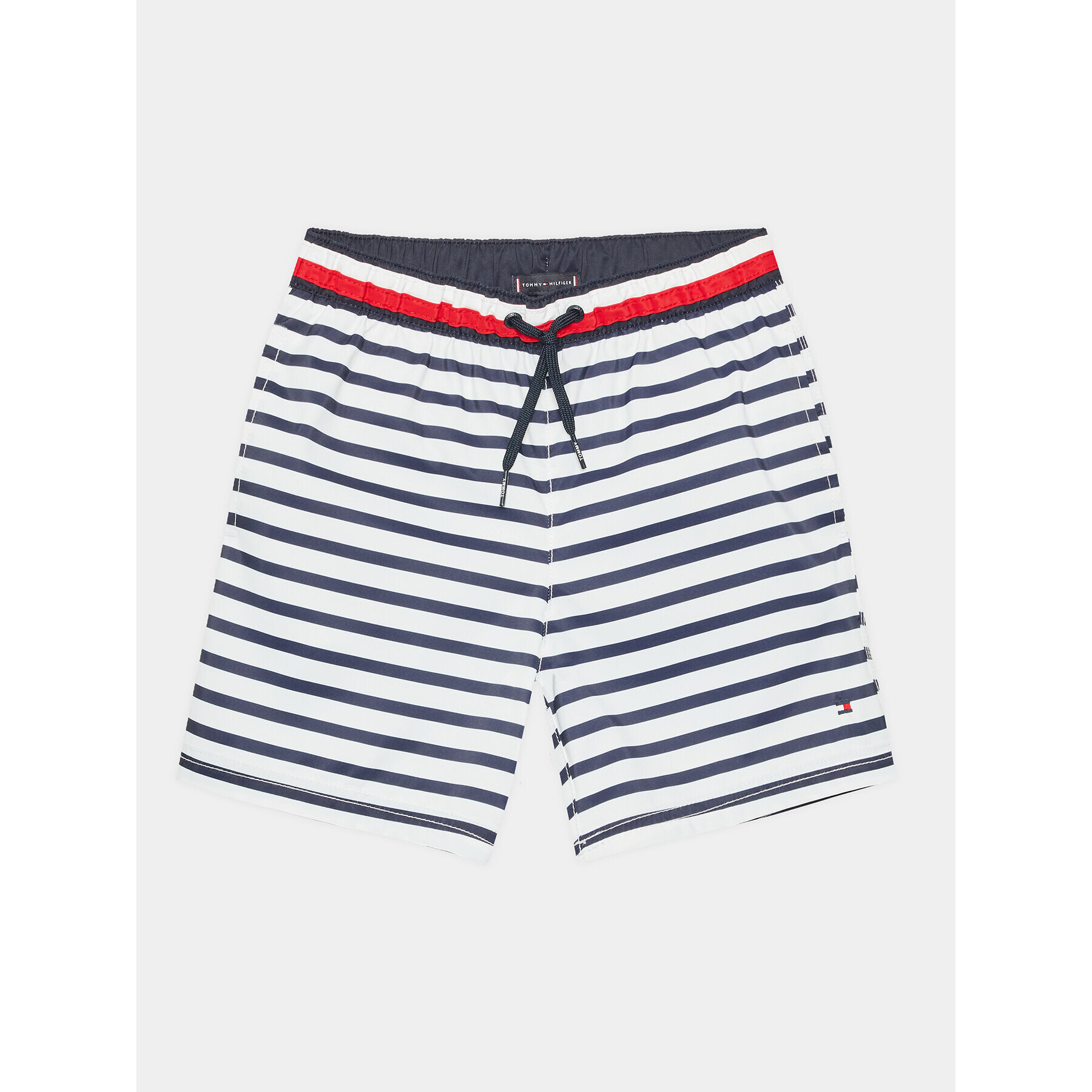 Tommy Hilfiger Plavecké šortky UB0UB00483 Bílá Regular Fit - Pepit.cz