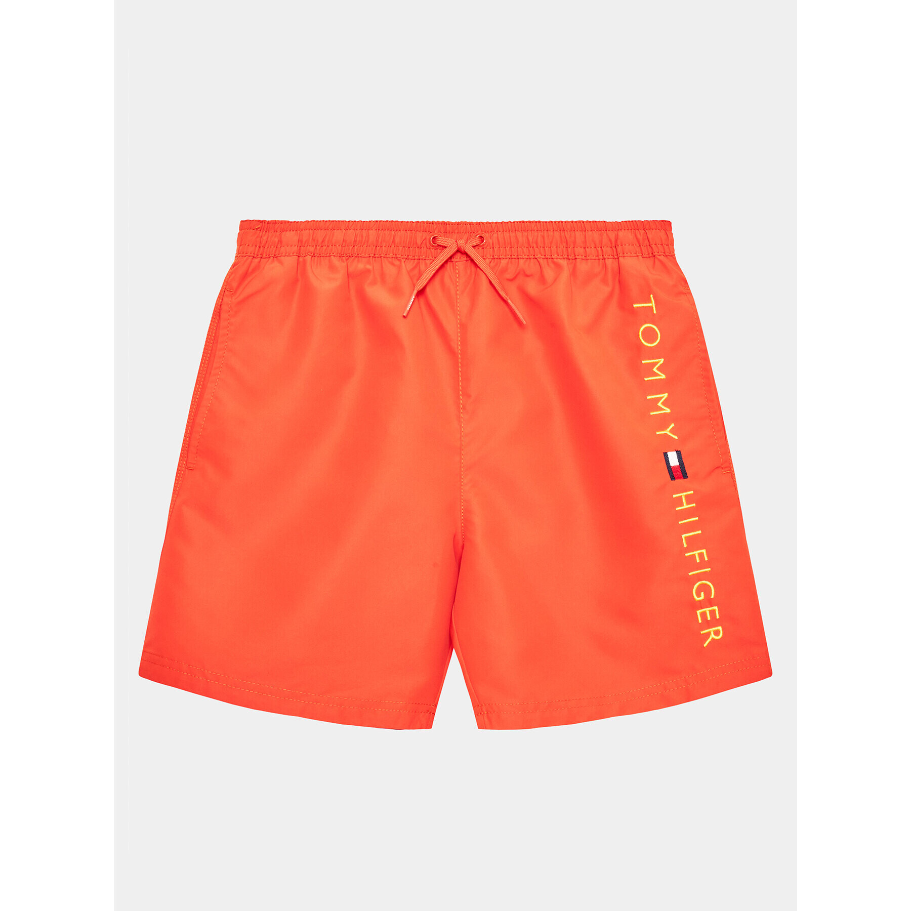 Tommy Hilfiger Plavecké šortky UB0UB00487 Oranžová Regular Fit - Pepit.cz