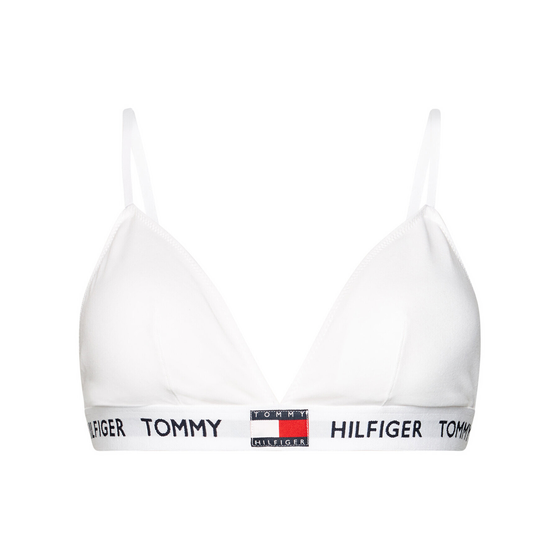 Tommy Hilfiger Podprsenka Bralette Padded Triangle Bra UW0UW02243 Bílá - Pepit.cz