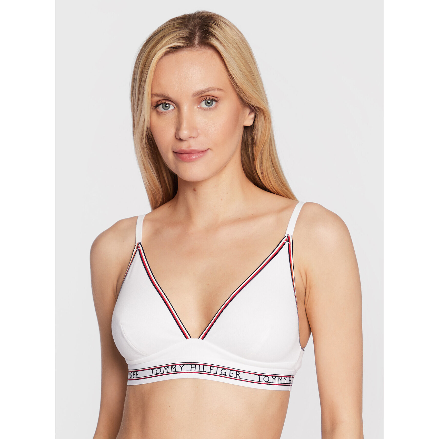 Tommy Hilfiger Podprsenka Bralette UW0UW03504 Bílá - Pepit.cz