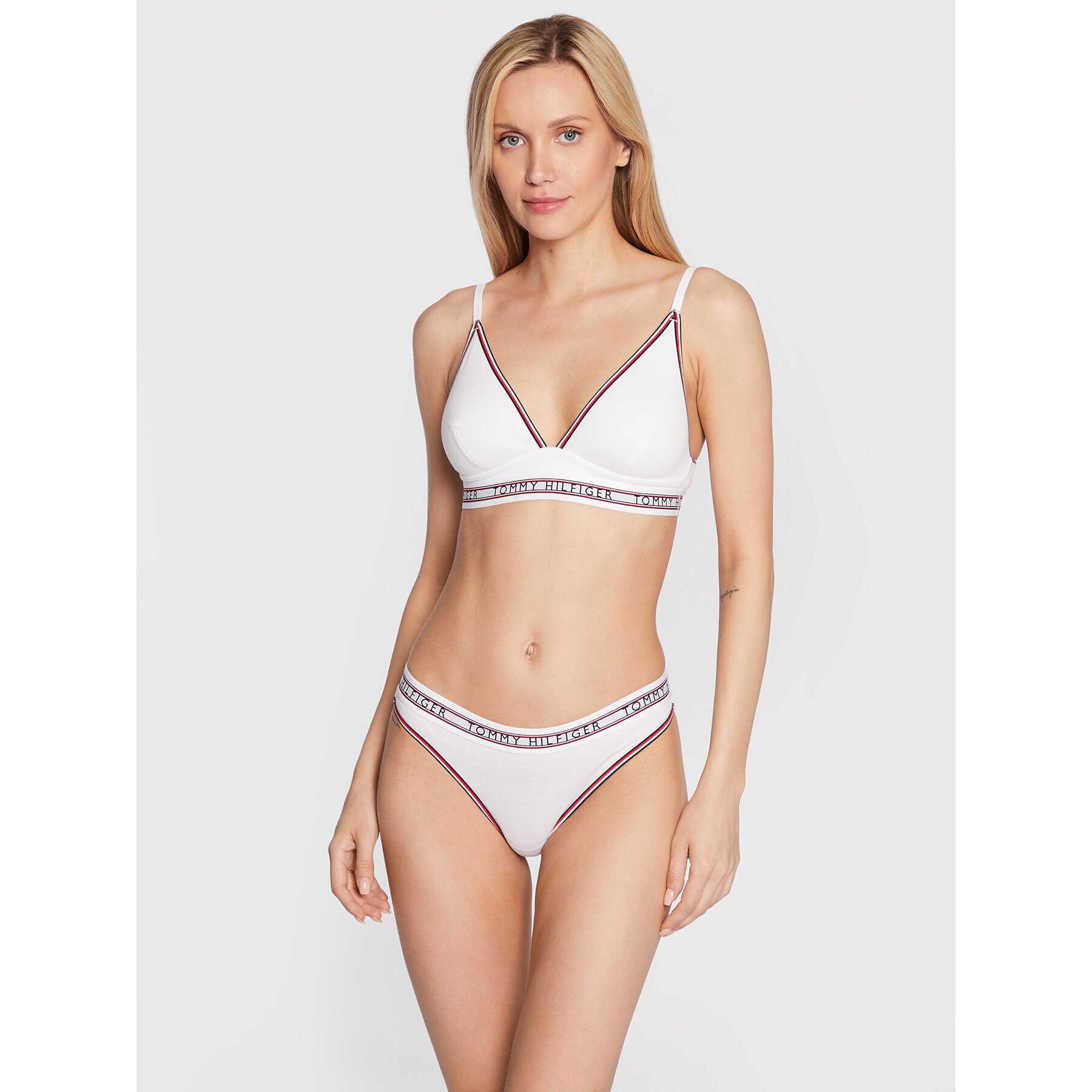 Tommy Hilfiger Podprsenka Bralette UW0UW03504 Bílá - Pepit.cz