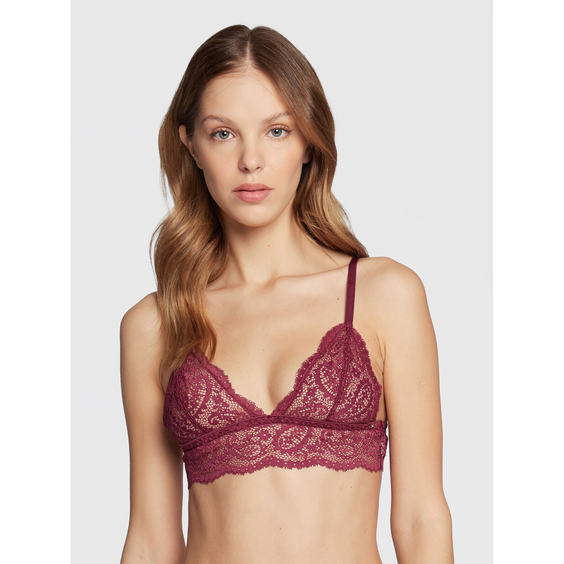 Tommy Hilfiger Podprsenka Bralette UW0UW03807 Bordó - Pepit.cz