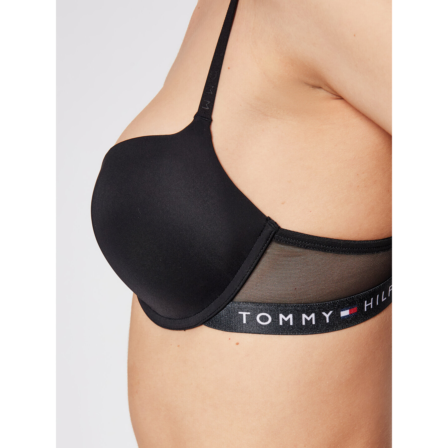 Tommy Hilfiger Podprsenka Push-up UW0UW00045 Černá - Pepit.cz