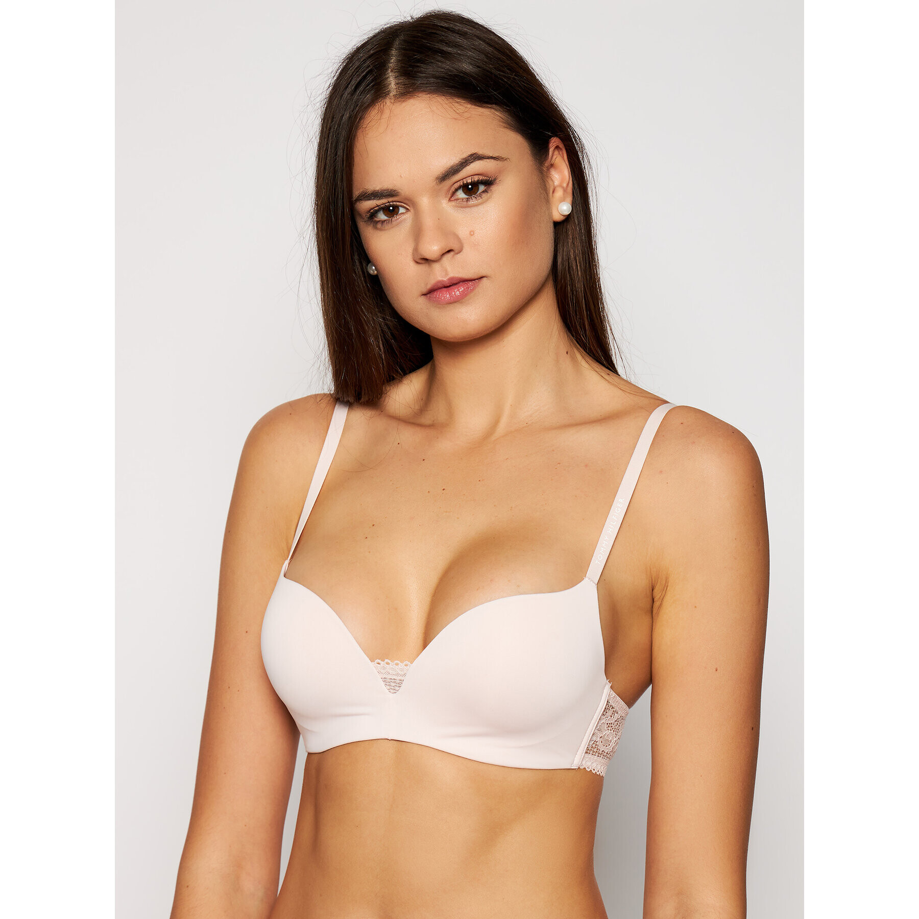 Tommy Hilfiger Podprsenka Push-up UW0UW02405 Růžová - Pepit.cz