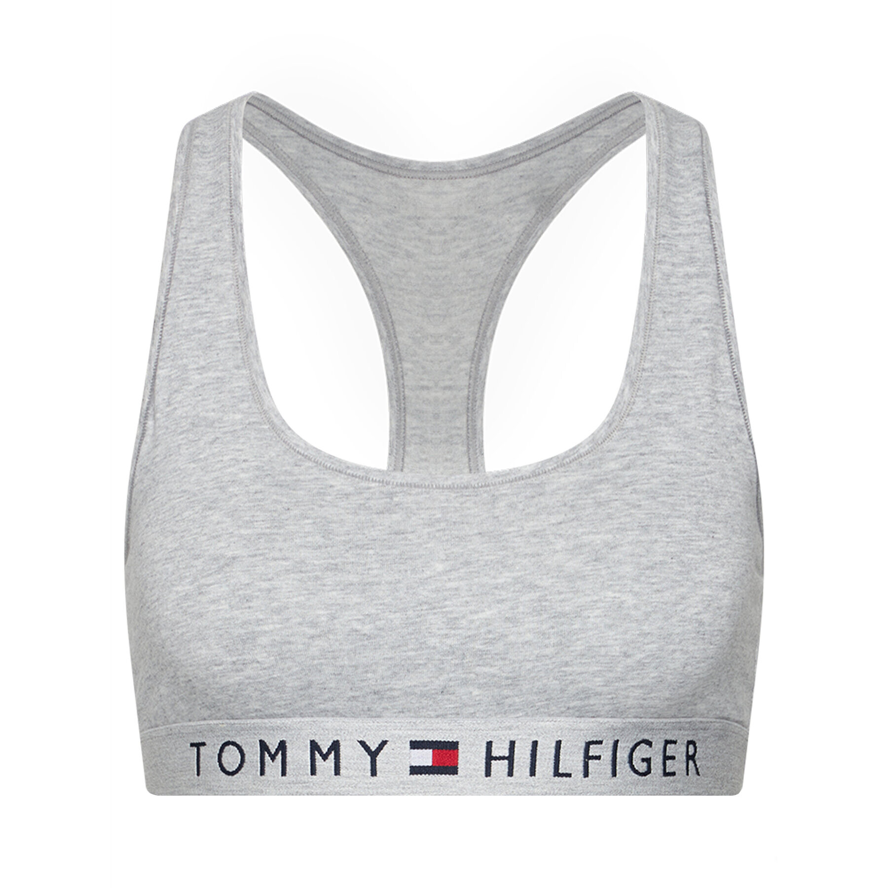 Tommy Hilfiger Podprsenkový top Bralette UW0UW02037 Šedá - Pepit.cz