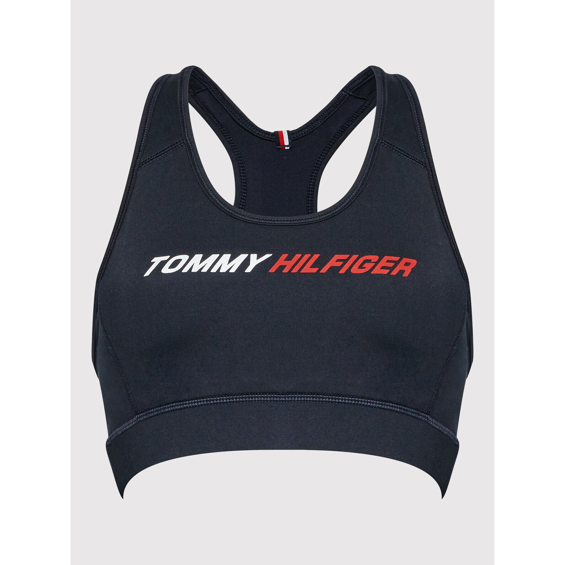 Tommy Hilfiger Podprsenkový top Branded Racer S10S101444 Tmavomodrá - Pepit.cz