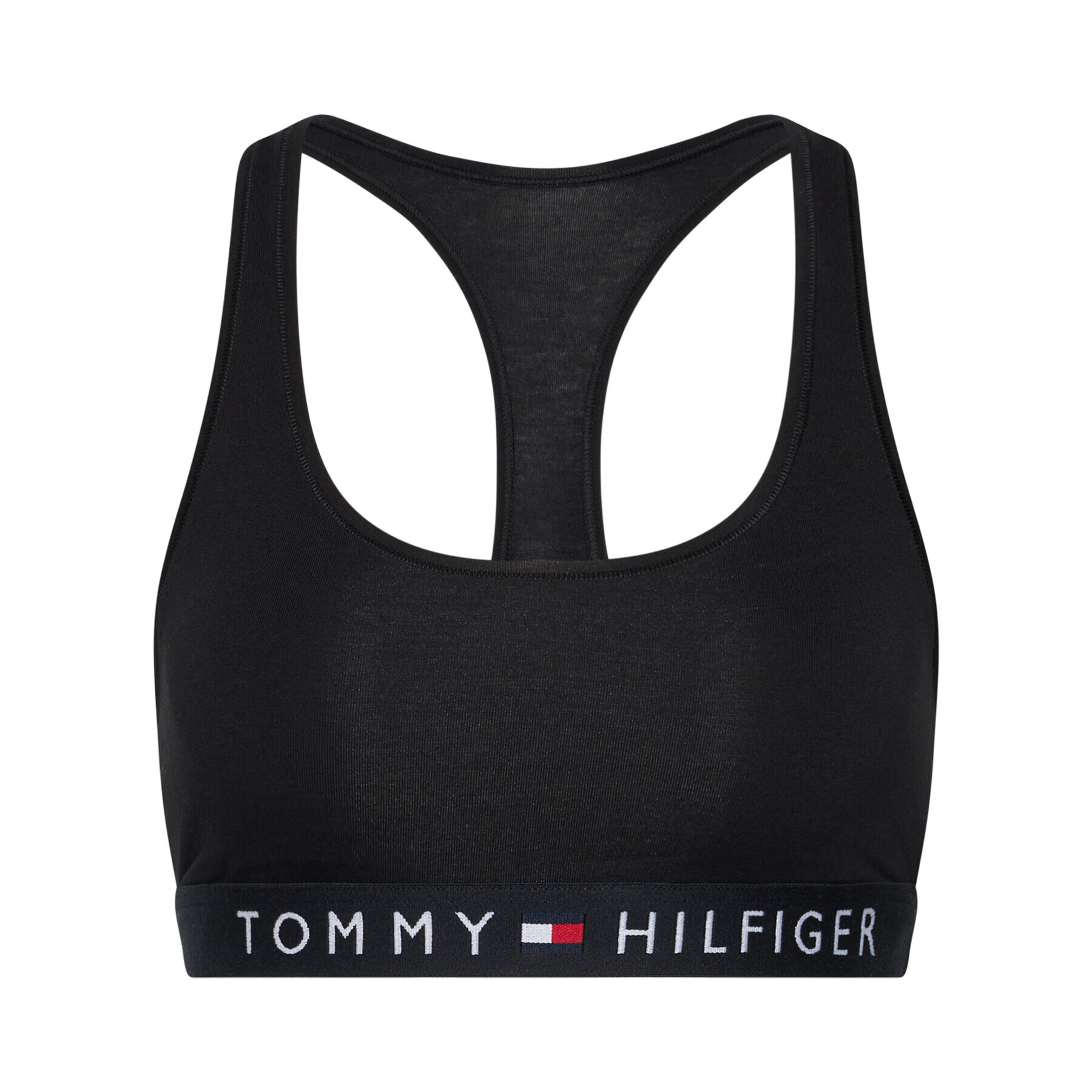 Tommy Hilfiger Podprsenkový top UW0UW02037 Černá - Pepit.cz