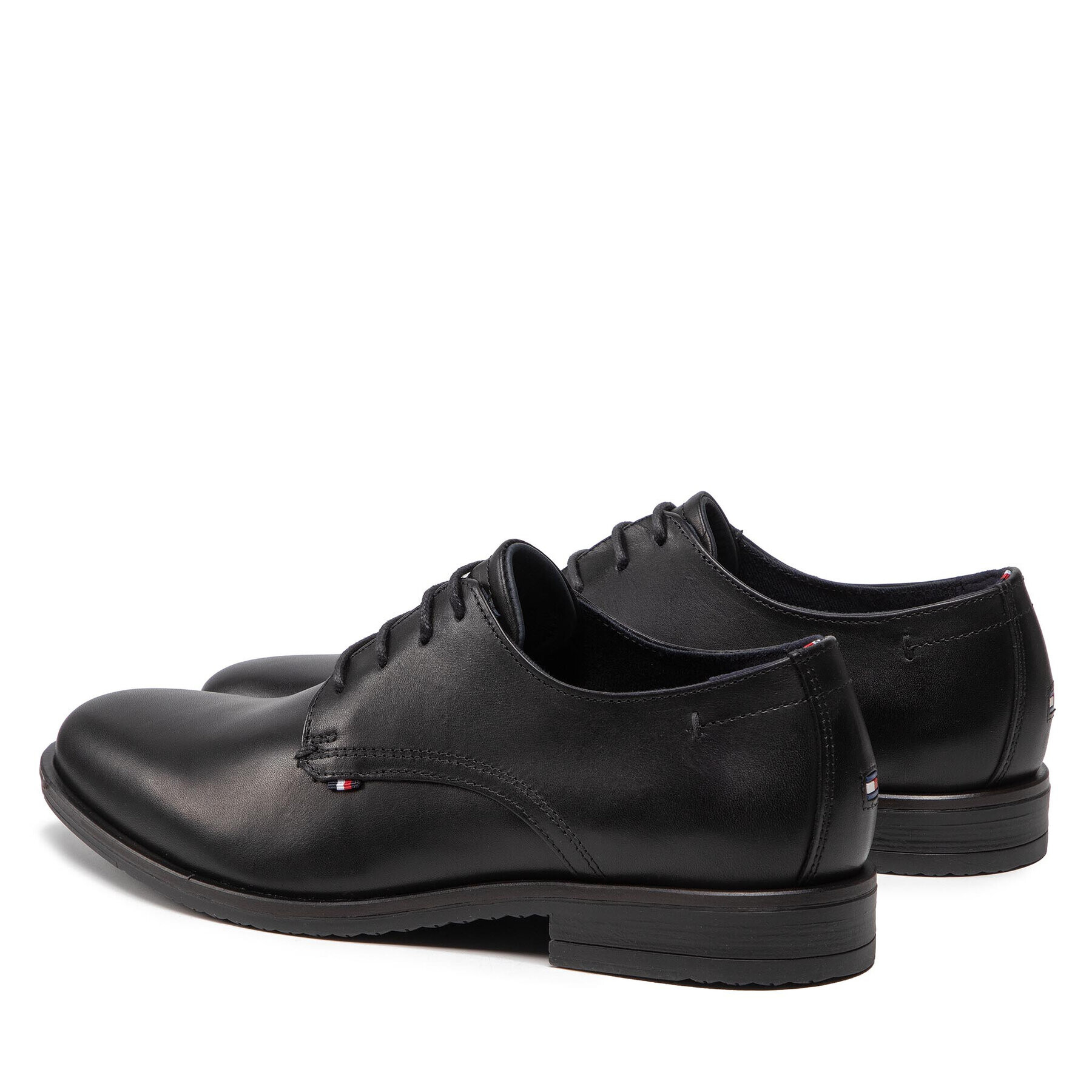 Tommy Hilfiger Polobotky Core Lth Lace Up Shoe FM0FM03955 Černá - Pepit.cz