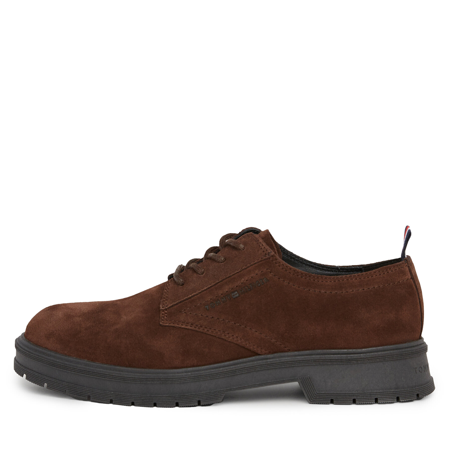 Tommy Hilfiger Polobotky Hilfiger Core Suede Shoe FM0FM04677 Hnědá - Pepit.cz