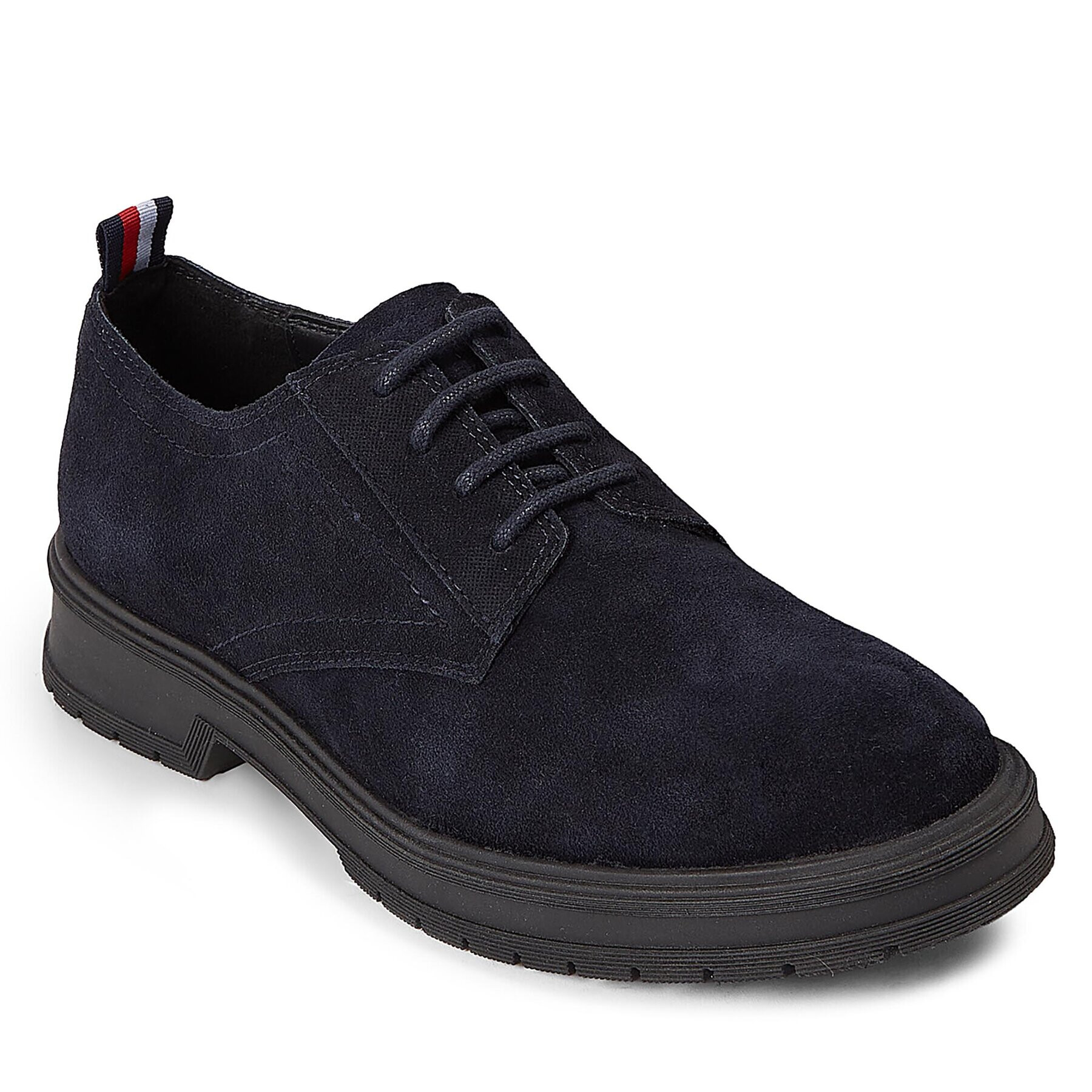 Tommy Hilfiger Polobotky Hilfiger Core Suede Shoe FM0FM04677 Modrá - Pepit.cz