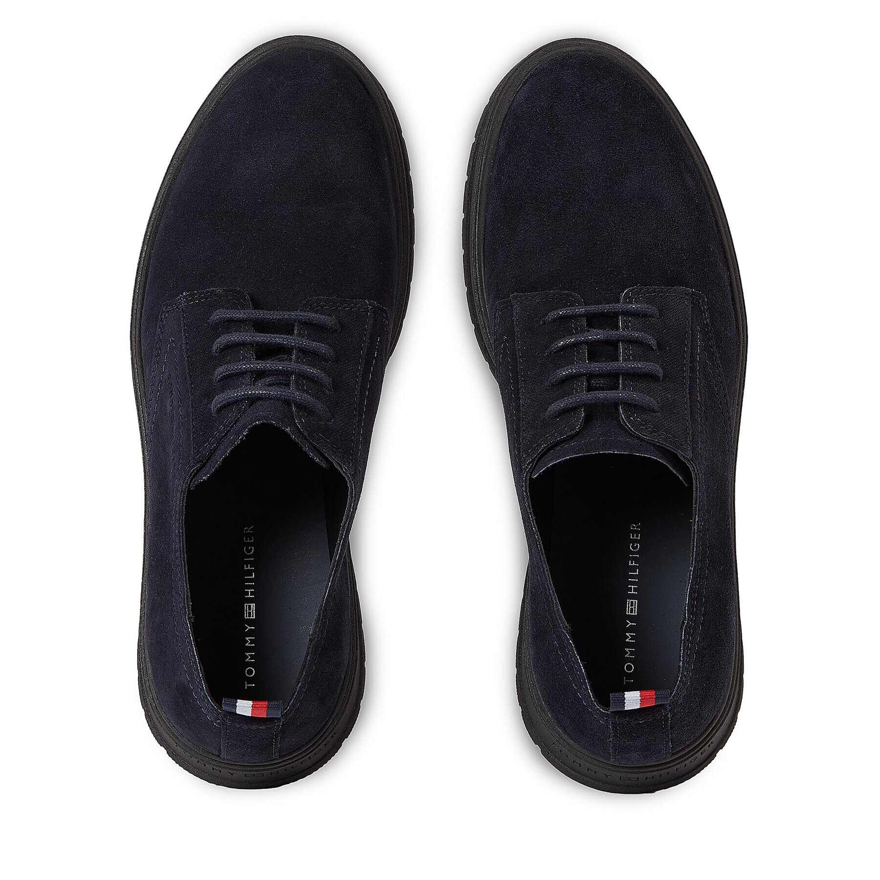 Tommy Hilfiger Polobotky Hilfiger Core Suede Shoe FM0FM04677 Modrá - Pepit.cz