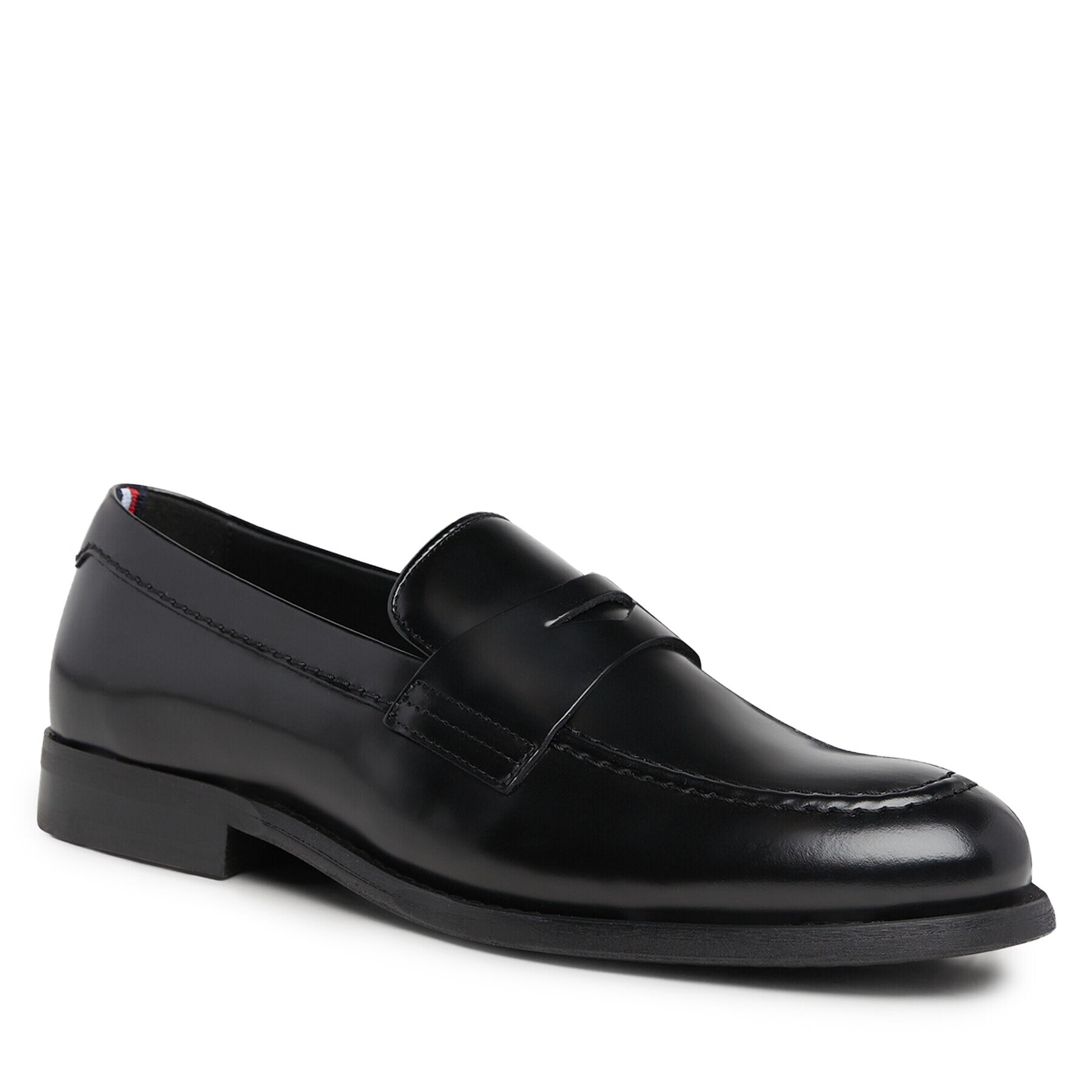 Tommy Hilfiger Polobotky Hilfiger Thunit Patent Loafer FM0FM04900 Černá - Pepit.cz