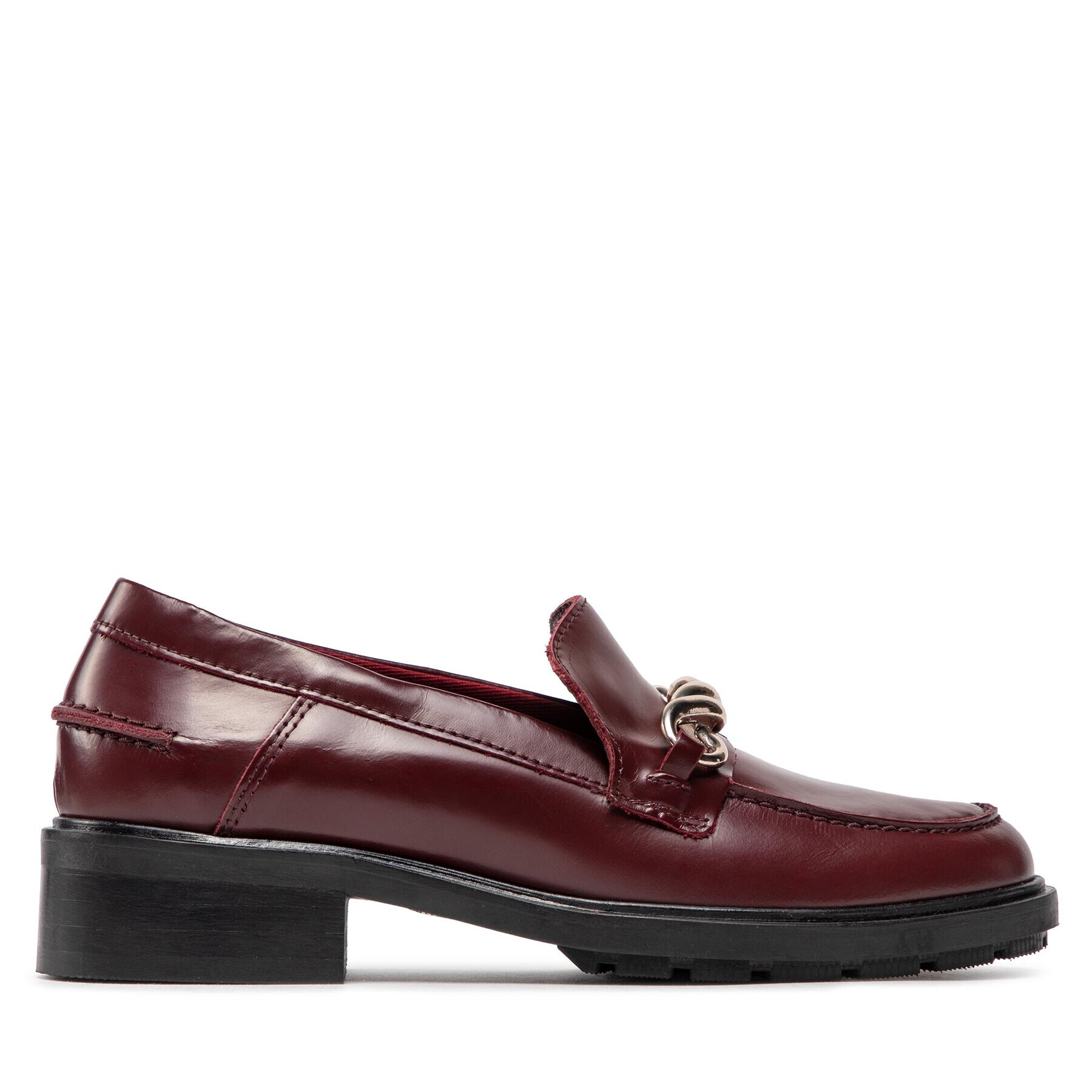 Tommy Hilfiger Polobotky Tommy Twist Mocassin FW0FW06693 Bordó - Pepit.cz