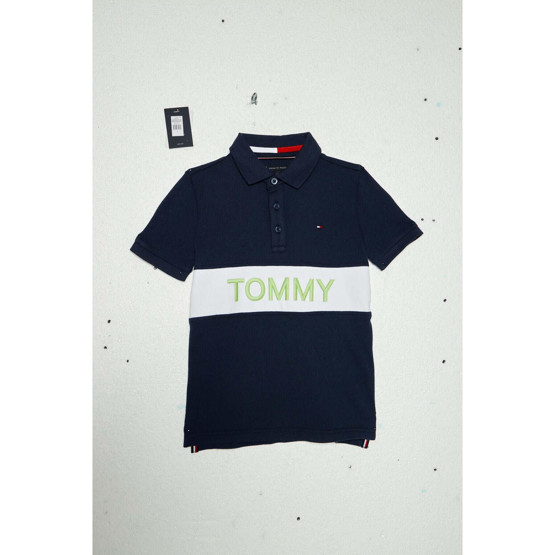 Tommy Hilfiger Polokošile Blocking KB0KB06539 D Tmavomodrá Regular Fit - Pepit.cz