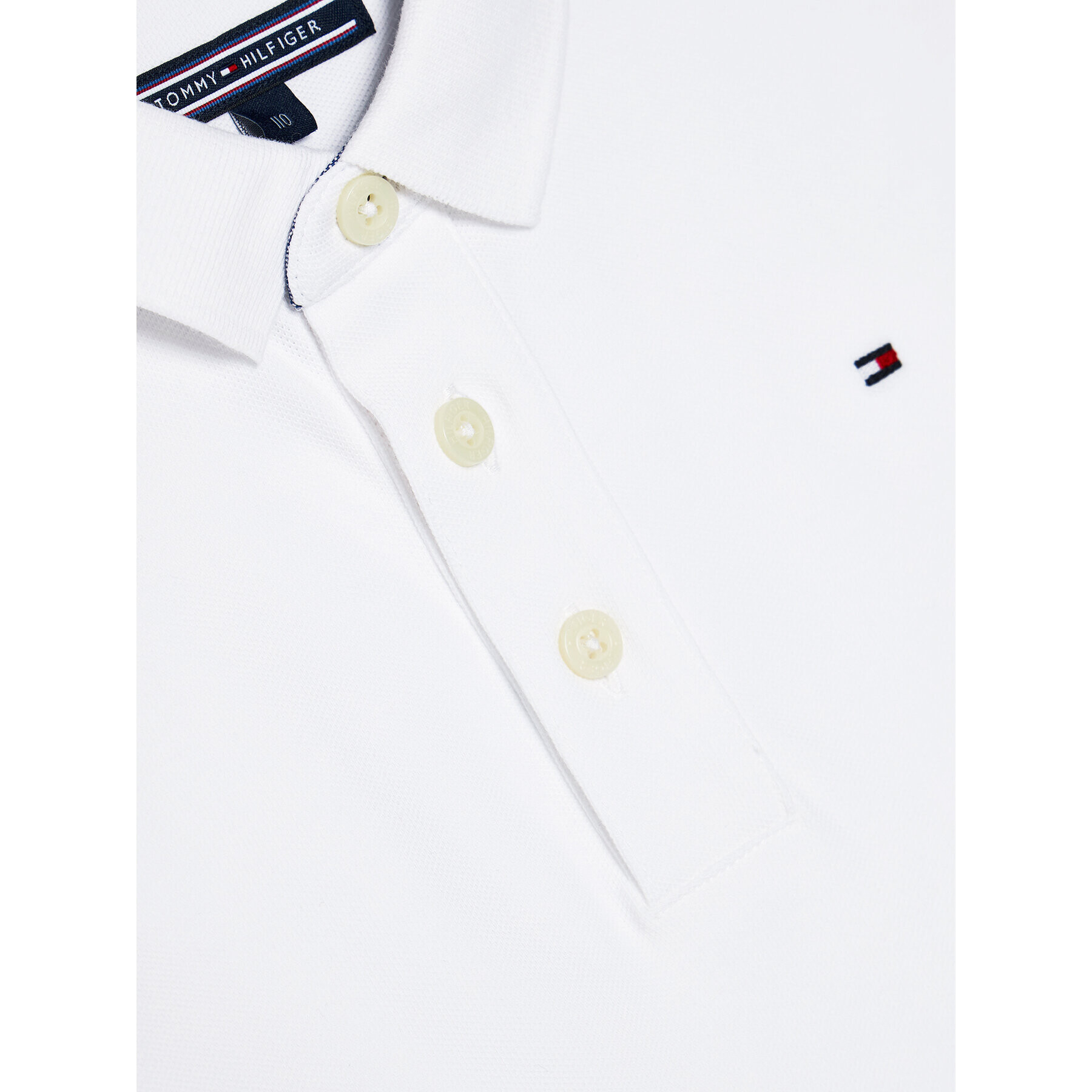 Tommy Hilfiger Polokošile Boys Tommy KB0KB03975 S Bílá Regular Fit - Pepit.cz