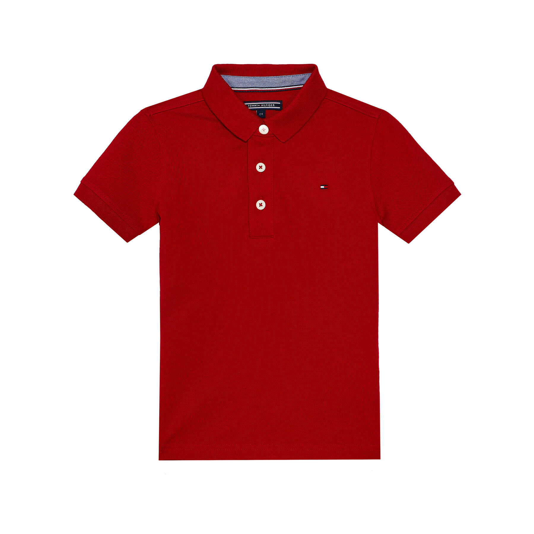 Tommy Hilfiger Polokošile Boys Tommy KB0KB03975 S Červená Regular Fit - Pepit.cz