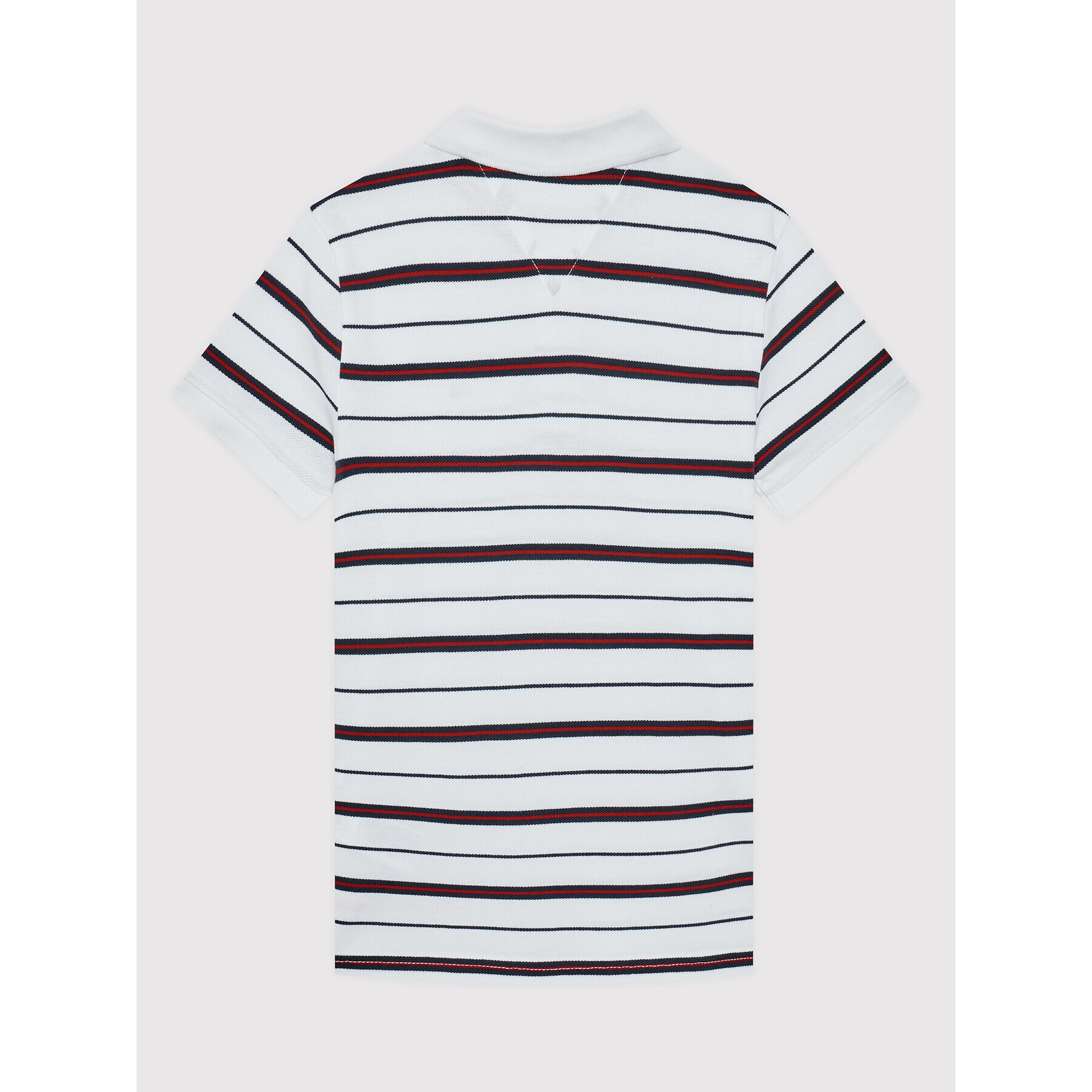 Tommy Hilfiger Polokošile Branted Td Stripe KB0KB07369 D Bílá Regular Fit - Pepit.cz