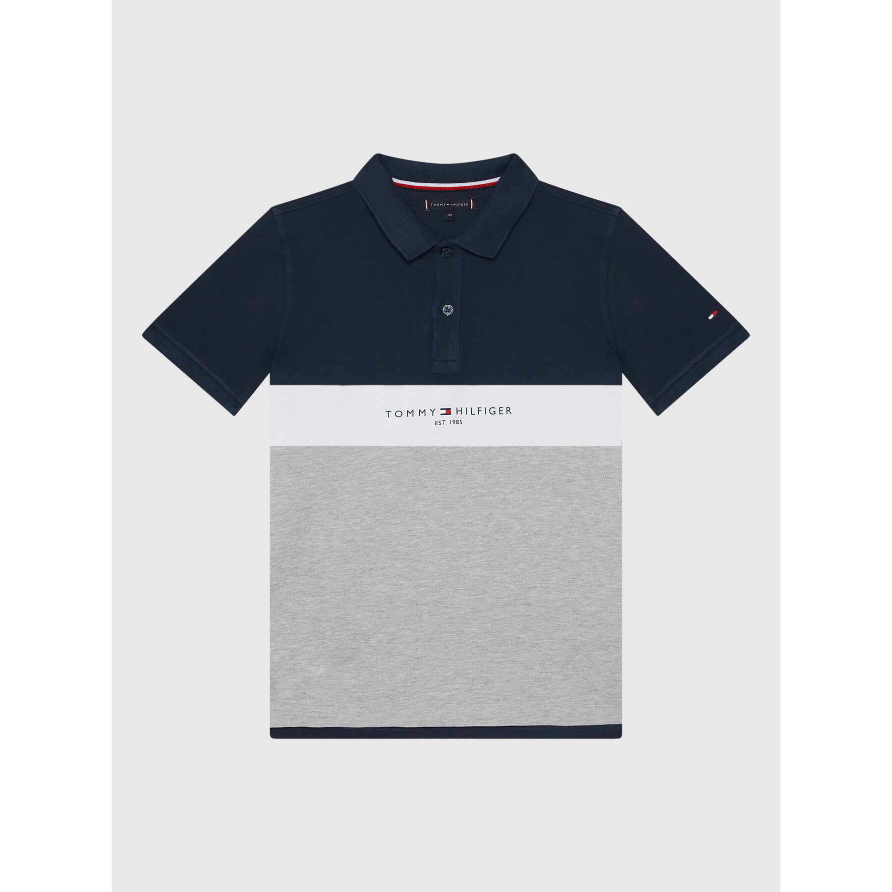 Tommy Hilfiger Polokošile Colorblock KB0KB07371 D Barevná Regular Fit - Pepit.cz