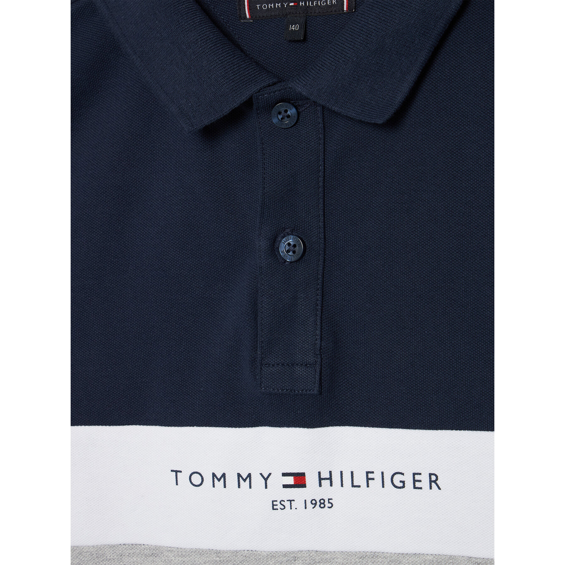 Tommy Hilfiger Polokošile Colorblock KB0KB07371 D Barevná Regular Fit - Pepit.cz