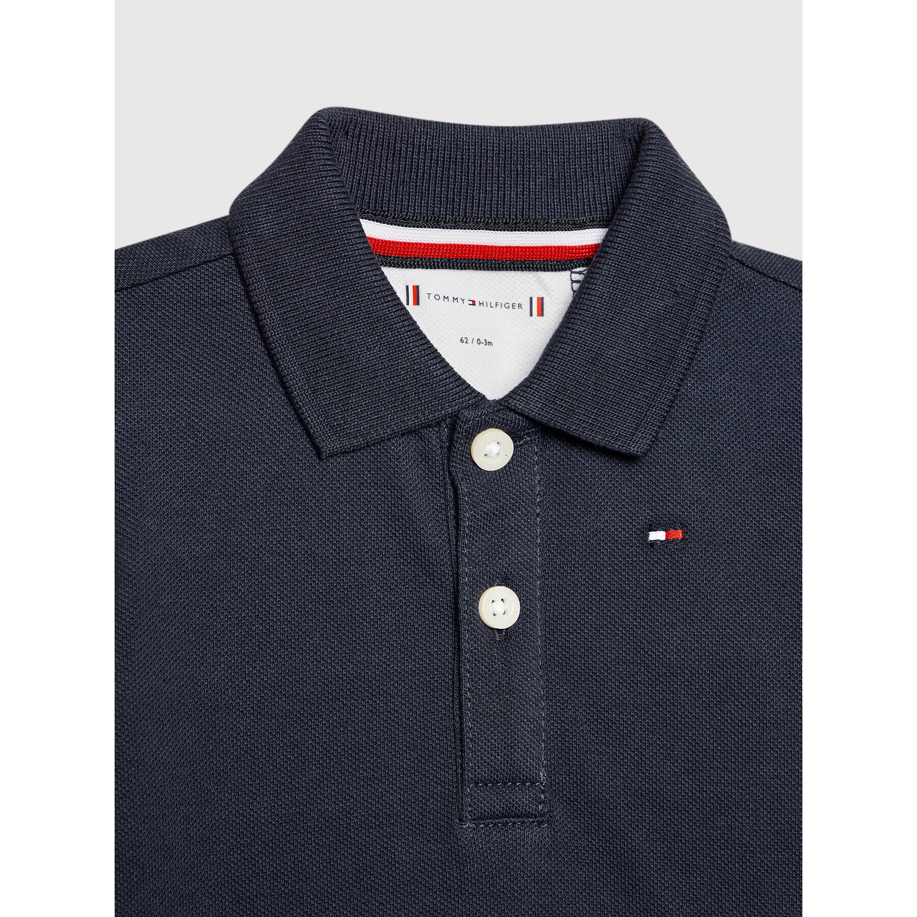 Tommy Hilfiger Polokošile Colorblock KN0KN01388 Tmavomodrá Regular Fit - Pepit.cz