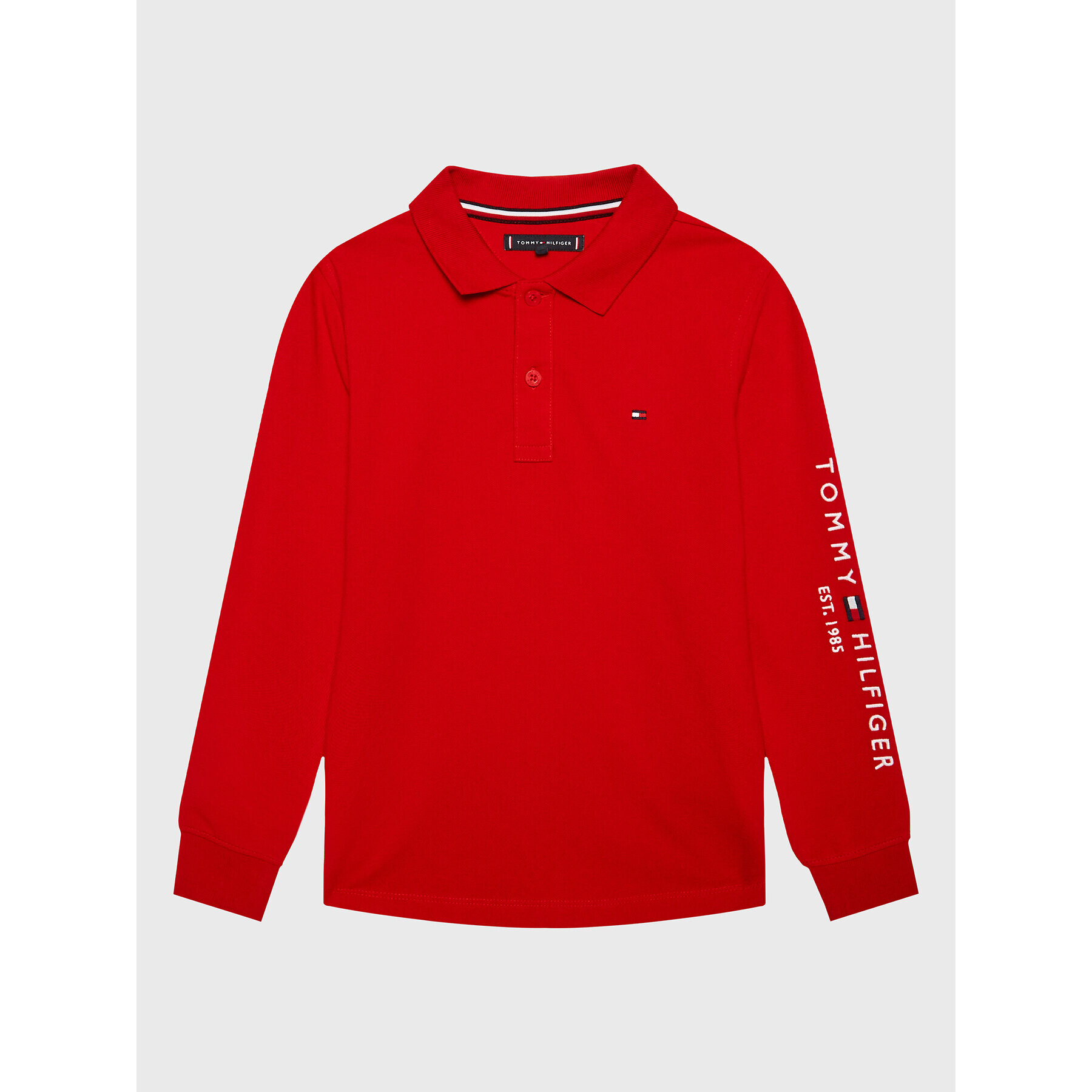 Tommy Hilfiger Polokošile Essential KB0KB07729 D Červená Regular Fit - Pepit.cz