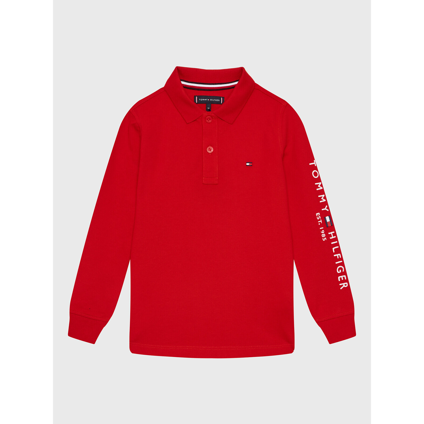 Tommy Hilfiger Polokošile Essential KB0KB07729 M Červená Regular Fit - Pepit.cz