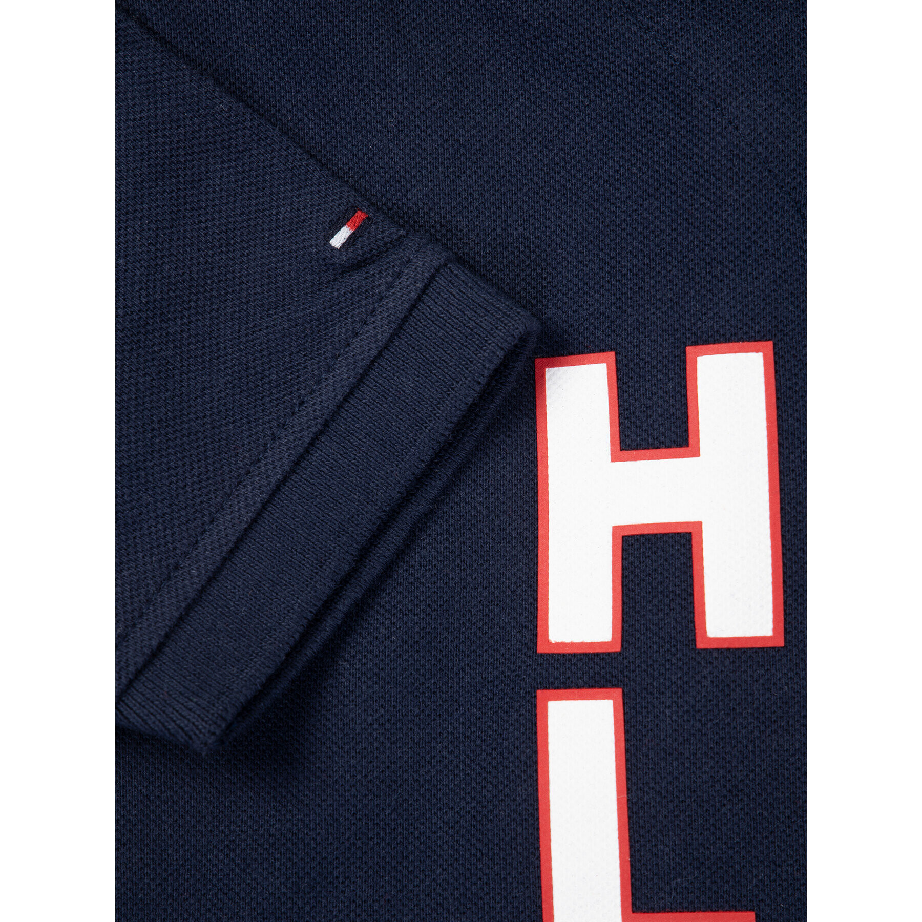 Tommy Hilfiger Polokošile Graphic KB0KB05430 D Tmavomodrá Regular Fit - Pepit.cz