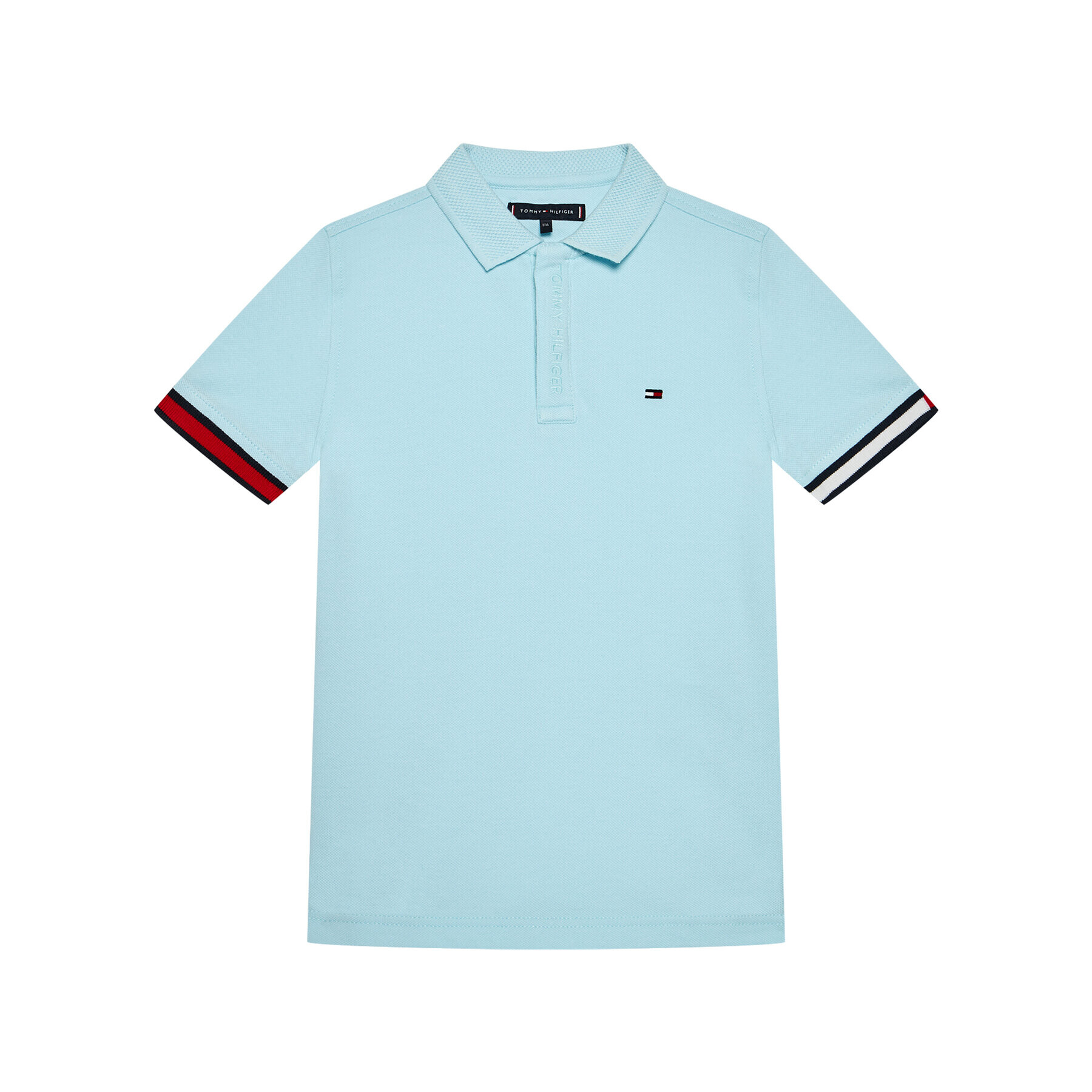 Tommy Hilfiger Polokošile KB0KB06360 D Modrá Regular Fit - Pepit.cz