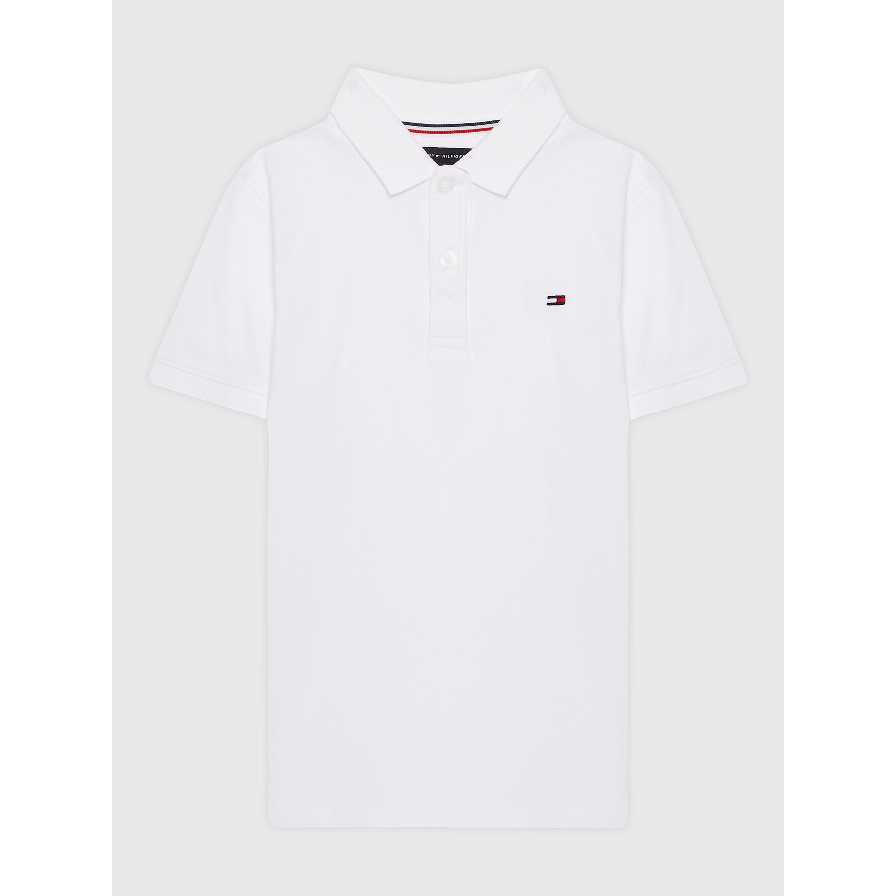 Tommy Hilfiger Polokošile KB0KB07365 Bílá Regular Fit - Pepit.cz