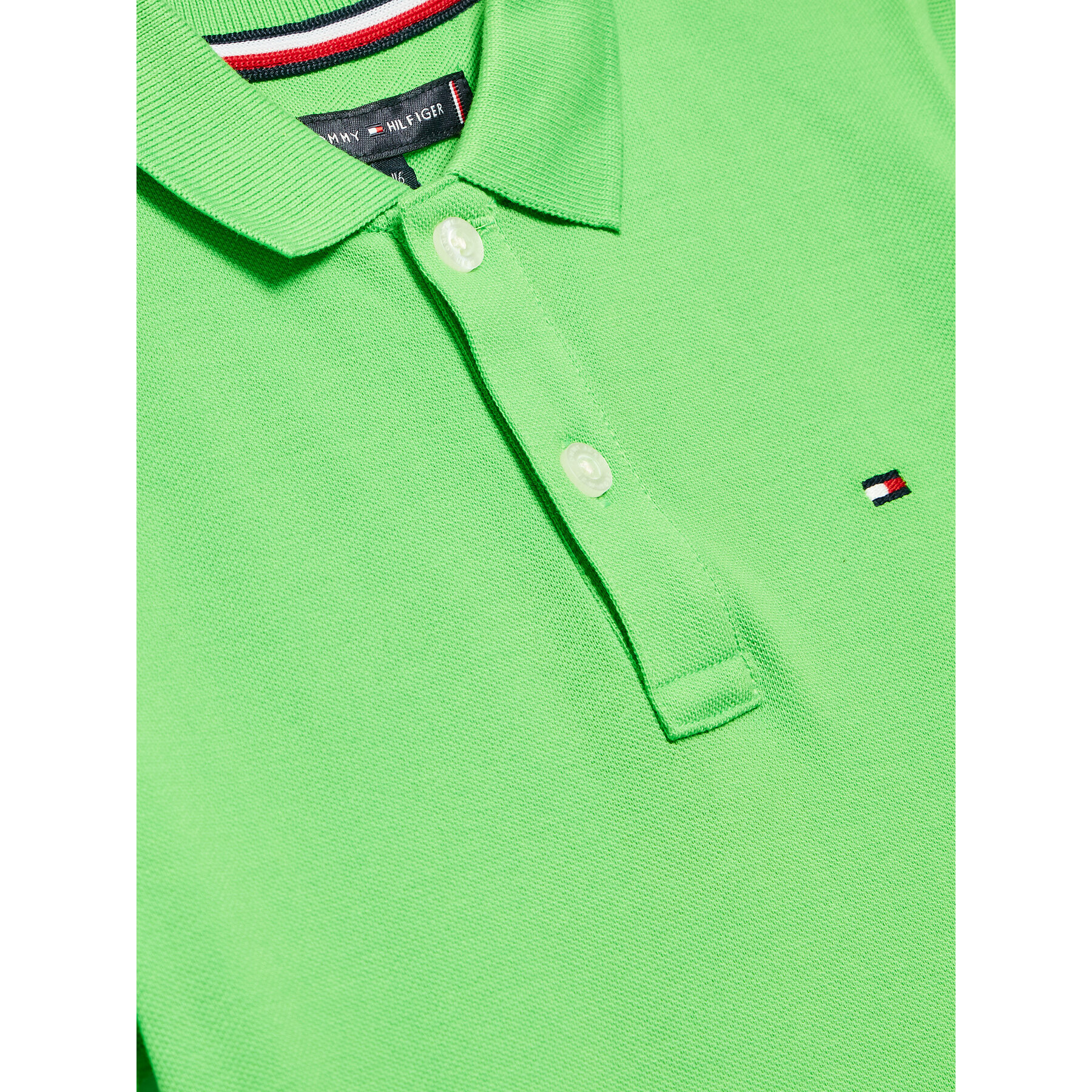 Tommy Hilfiger Polokošile KB0KB07365 D Zelená Regular Fit - Pepit.cz