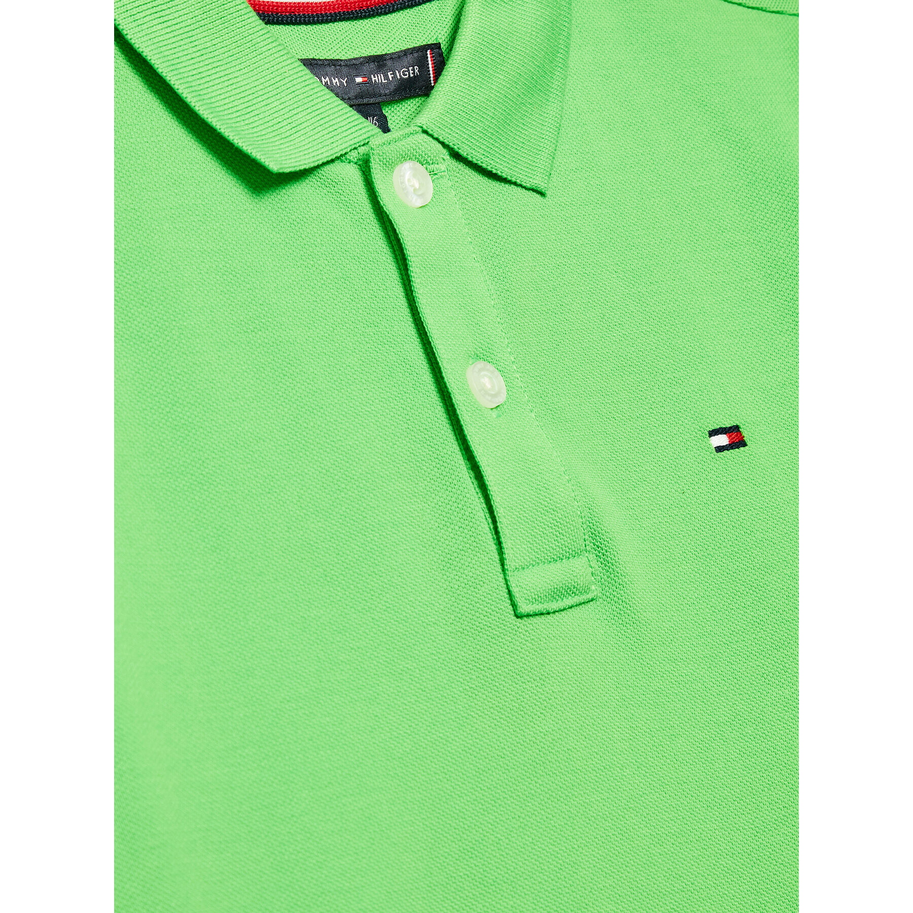 Tommy Hilfiger Polokošile KB0KB07365 M Zelená Regular Fit - Pepit.cz