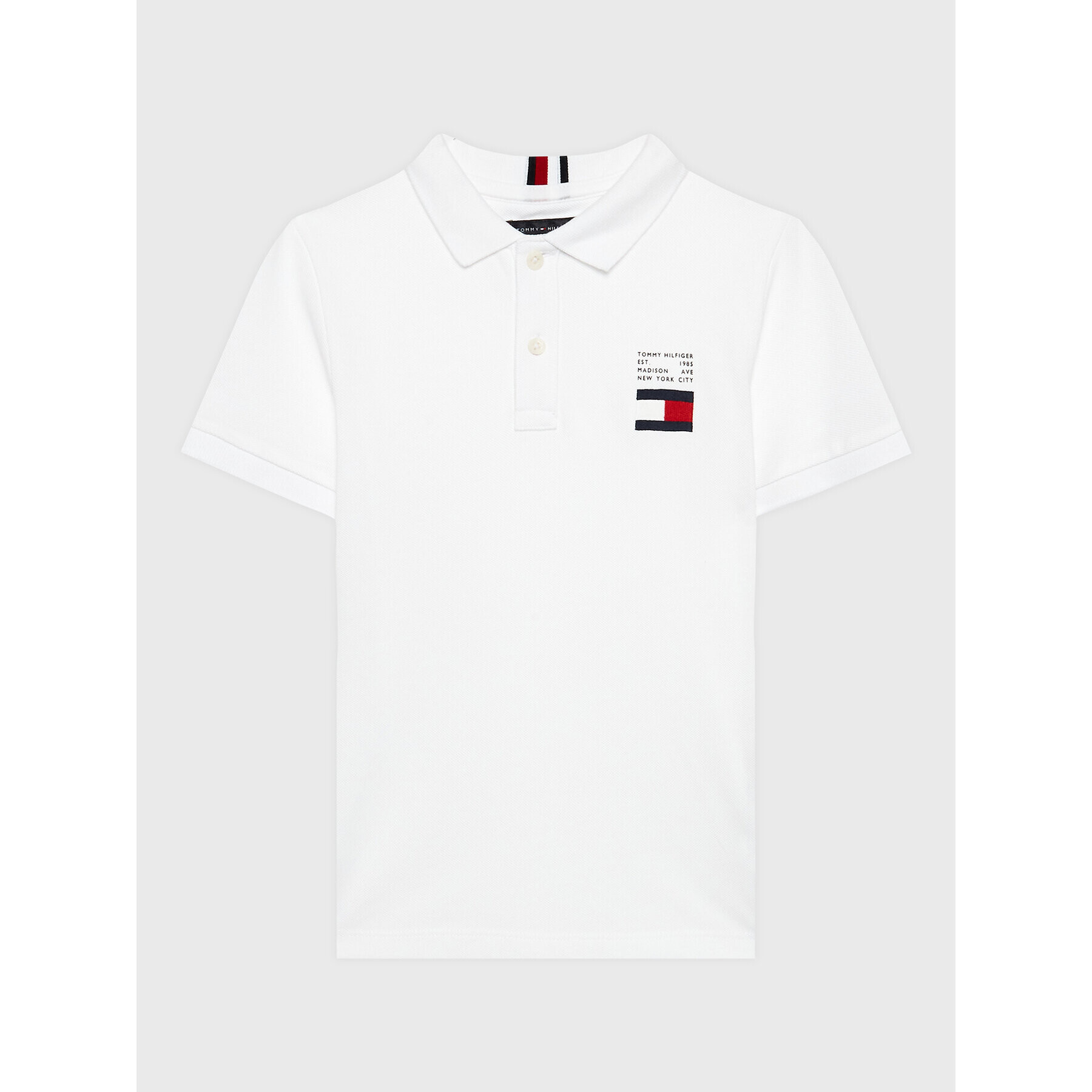 Tommy Hilfiger Polokošile KB0KB07949 D Bílá Regular Fit - Pepit.cz