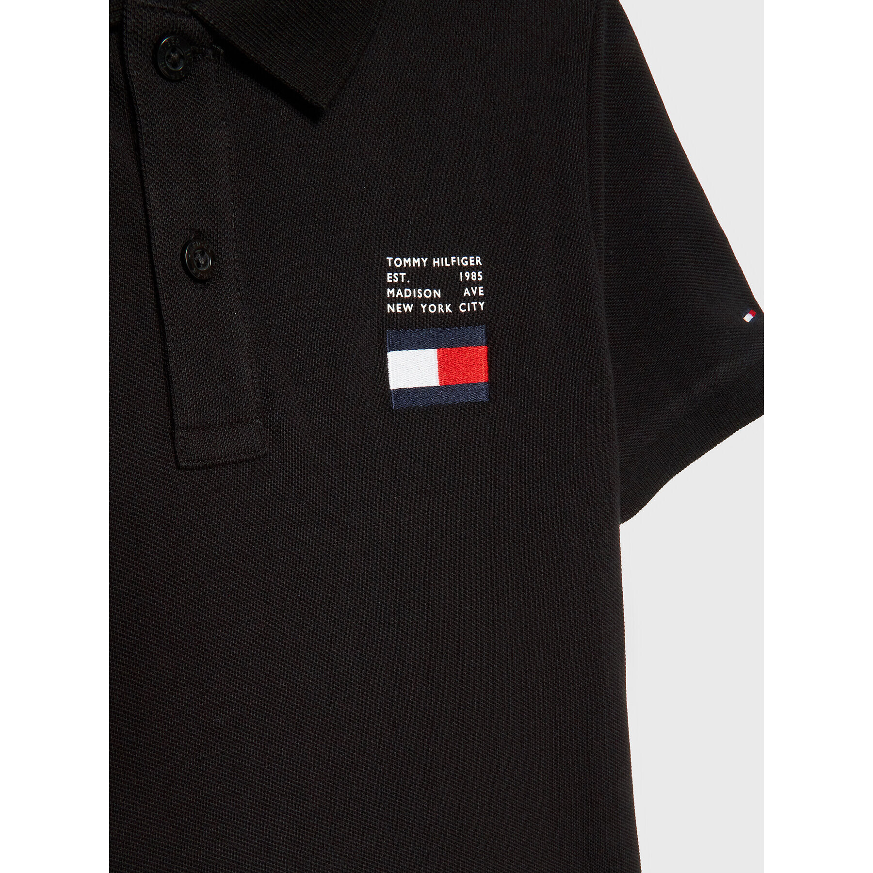 Tommy Hilfiger Polokošile KB0KB07949 D Černá Regular Fit - Pepit.cz