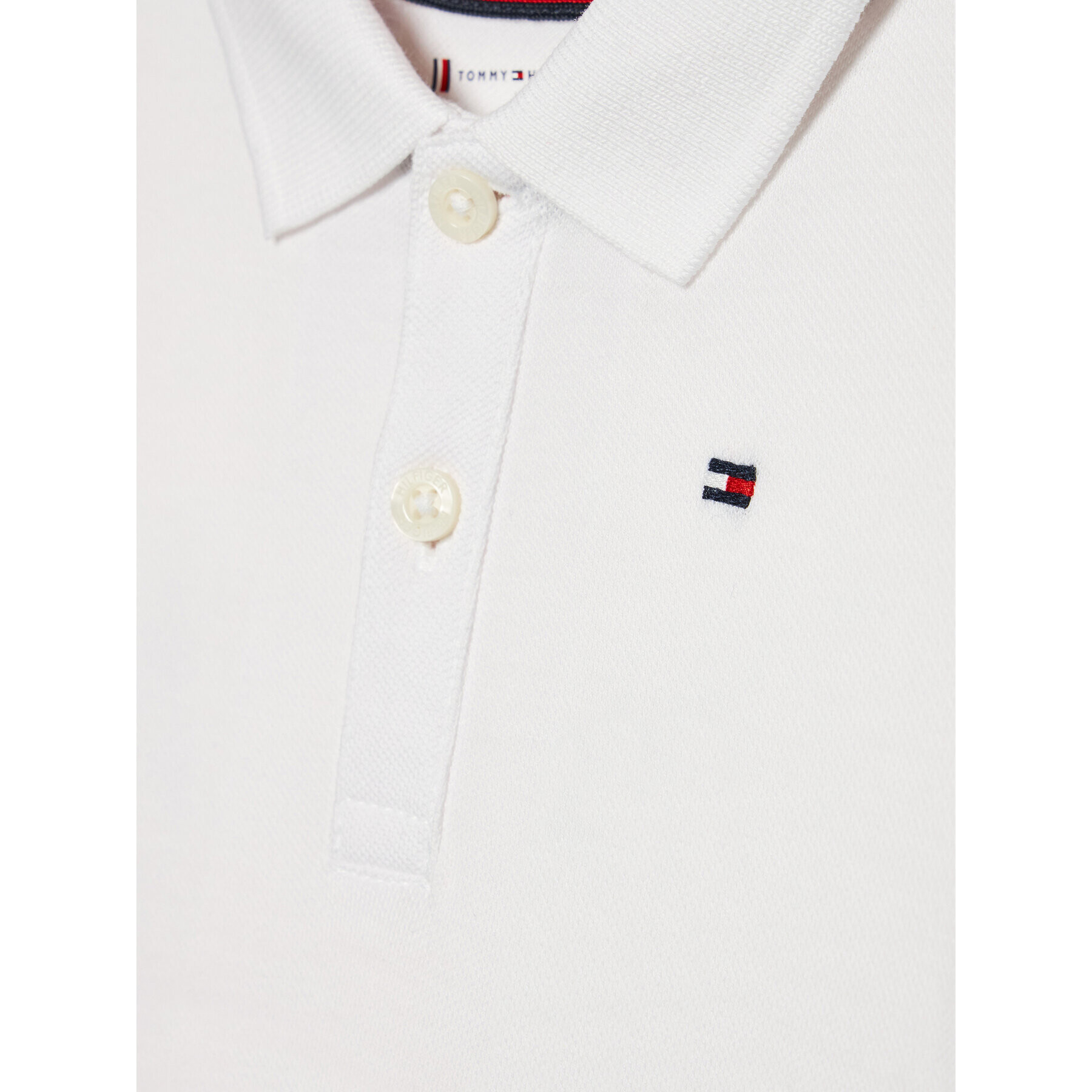 Tommy Hilfiger Polokošile KN0KN01388 Bílá Regular Fit - Pepit.cz