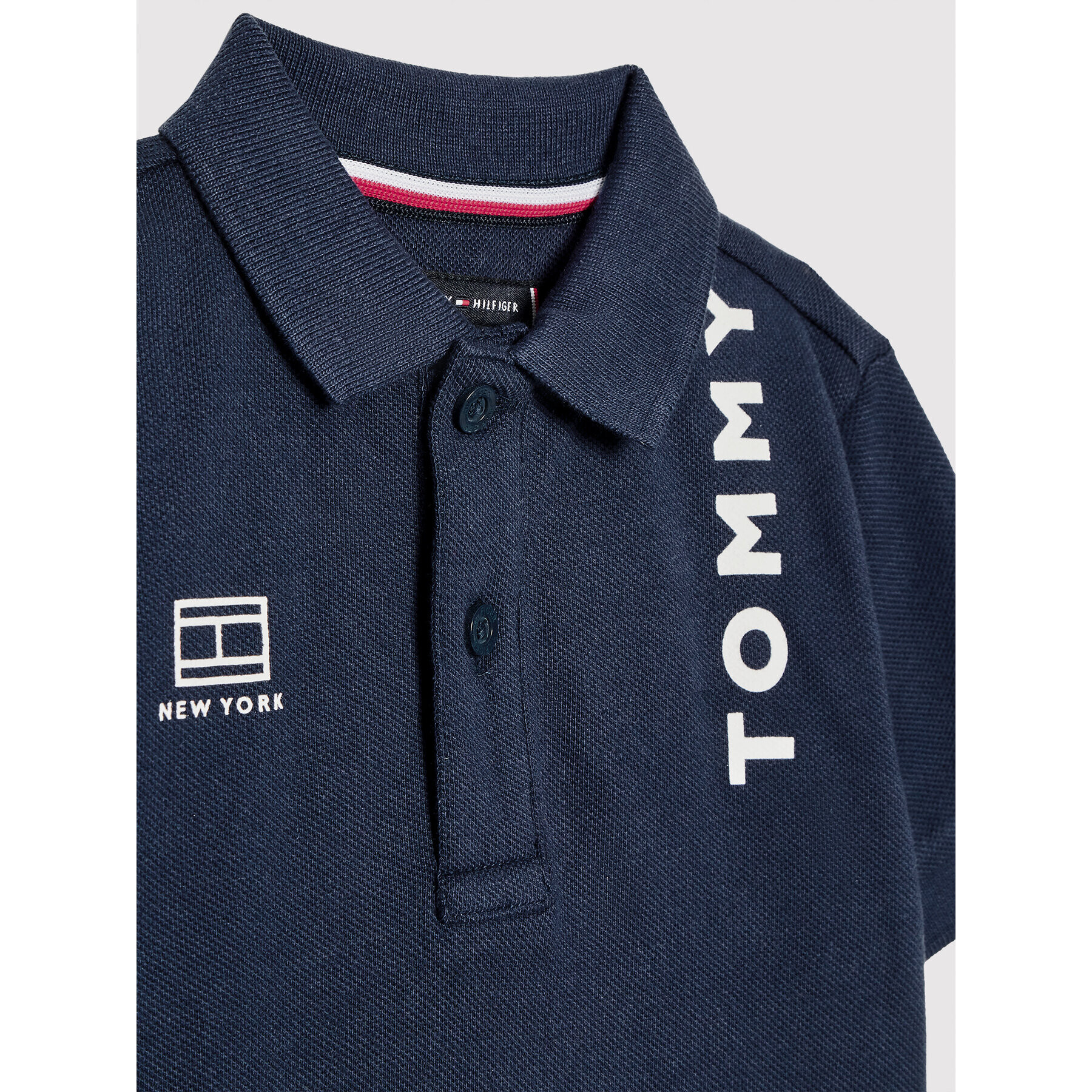 Tommy Hilfiger Polokošile Multi Placement KB0KB07373 D Tmavomodrá Regular Fit - Pepit.cz