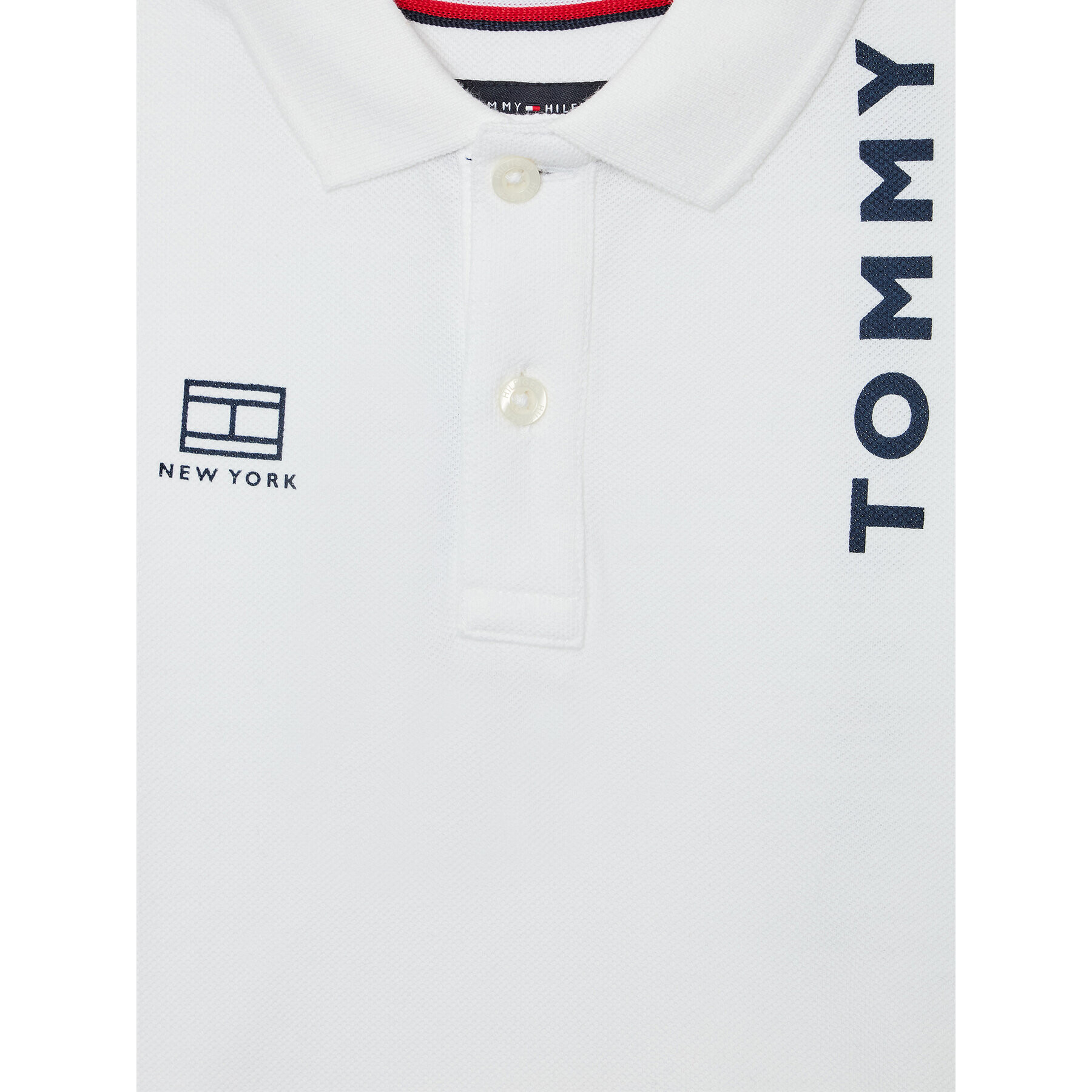 Tommy Hilfiger Polokošile Multiplacement KB0KB07373 D Bílá Regular Fit - Pepit.cz