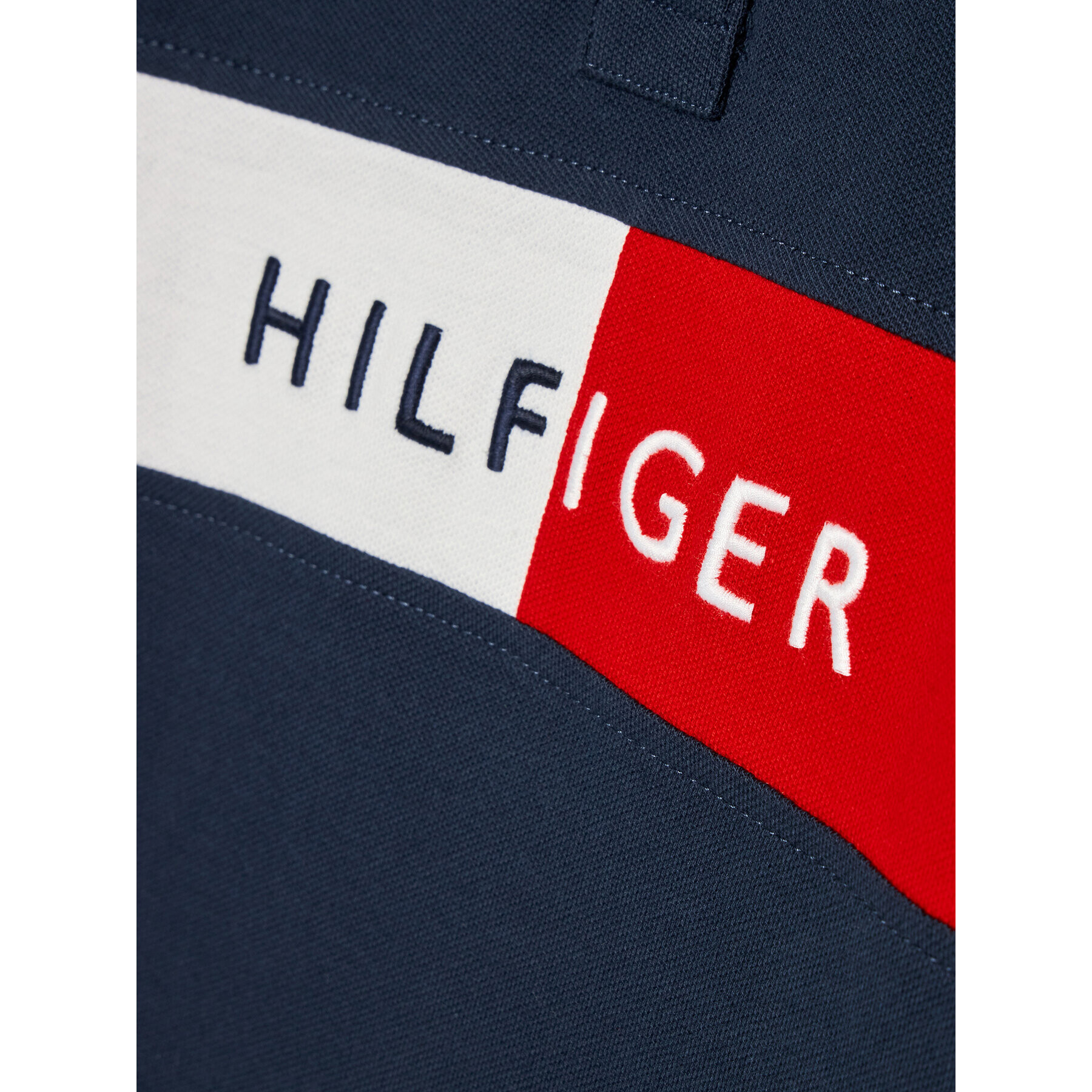 Tommy Hilfiger Polokošile Rib Insert KB0KB06876 D Tmavomodrá Regular Fit - Pepit.cz