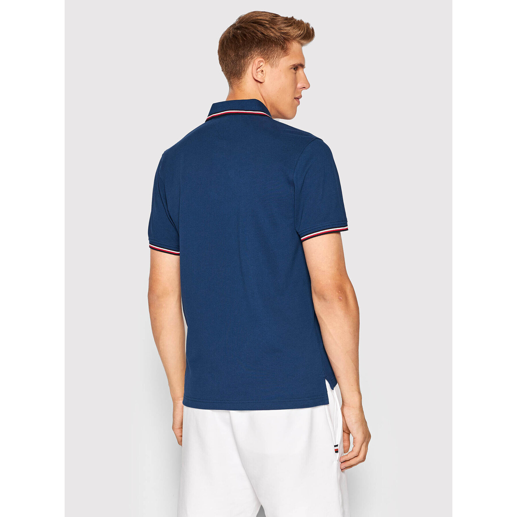 Tommy Hilfiger Polokošile Tipped MW0MW16054 Tmavomodrá Slim Fit - Pepit.cz