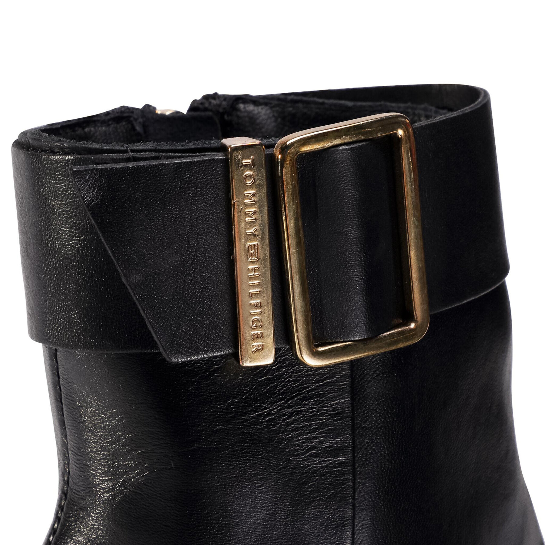 Tommy Hilfiger Polokozačky Basic Square Toe Boot FW0FW05154 Černá - Pepit.cz