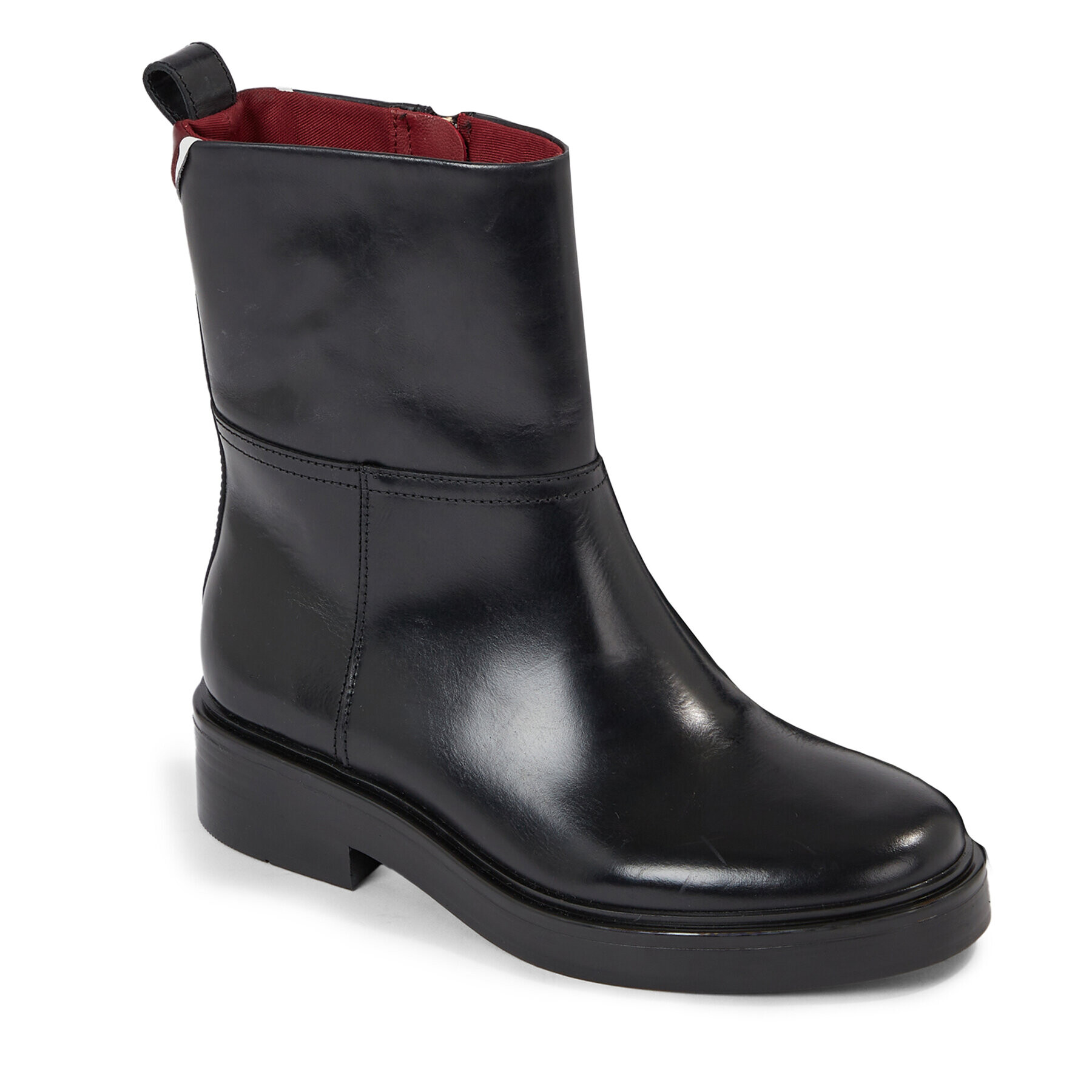 Tommy Hilfiger Polokozačky Cool Elevated Ankle Bootie FW0FW07487 Černá - Pepit.cz