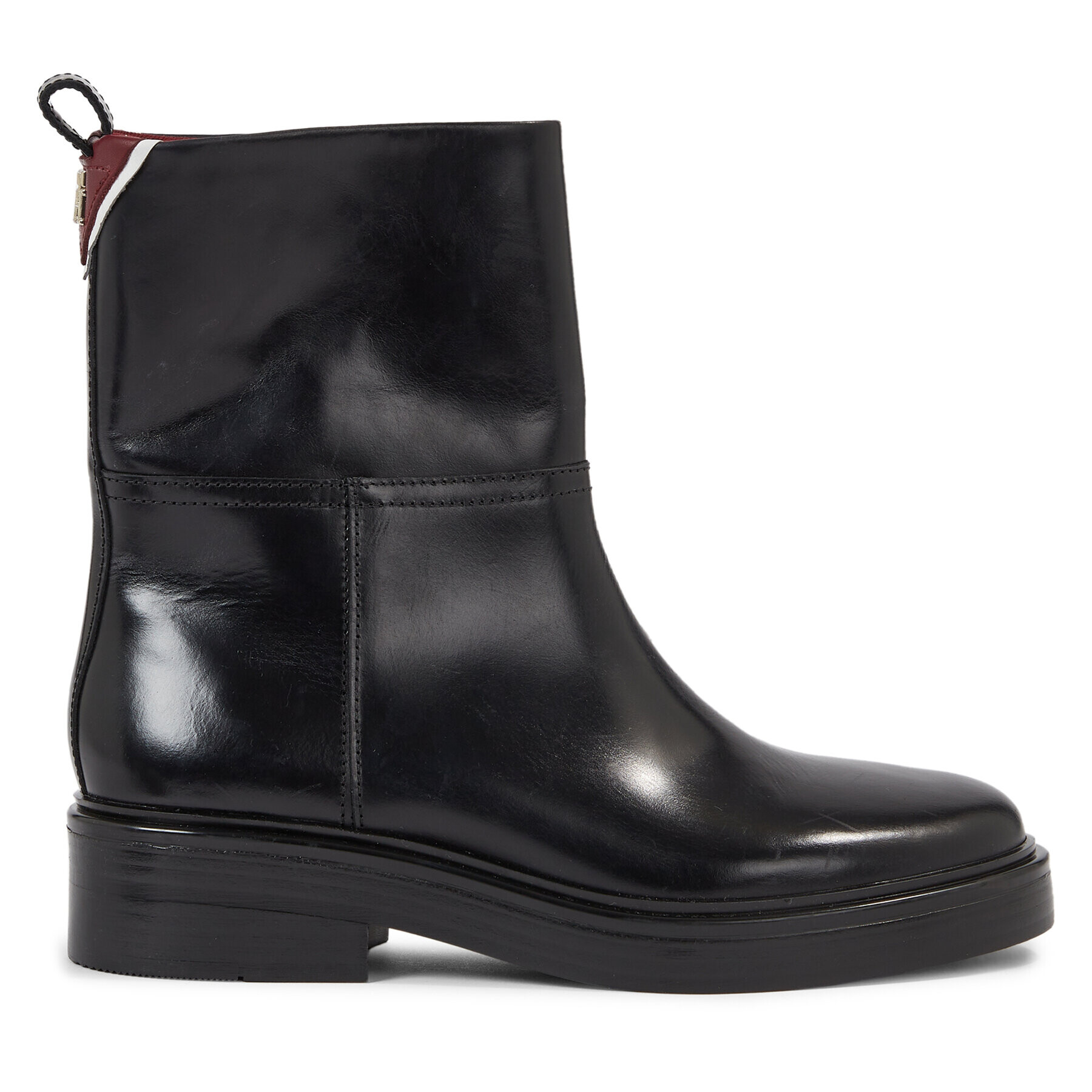 Tommy Hilfiger Polokozačky Cool Elevated Ankle Bootie FW0FW07487 Černá - Pepit.cz