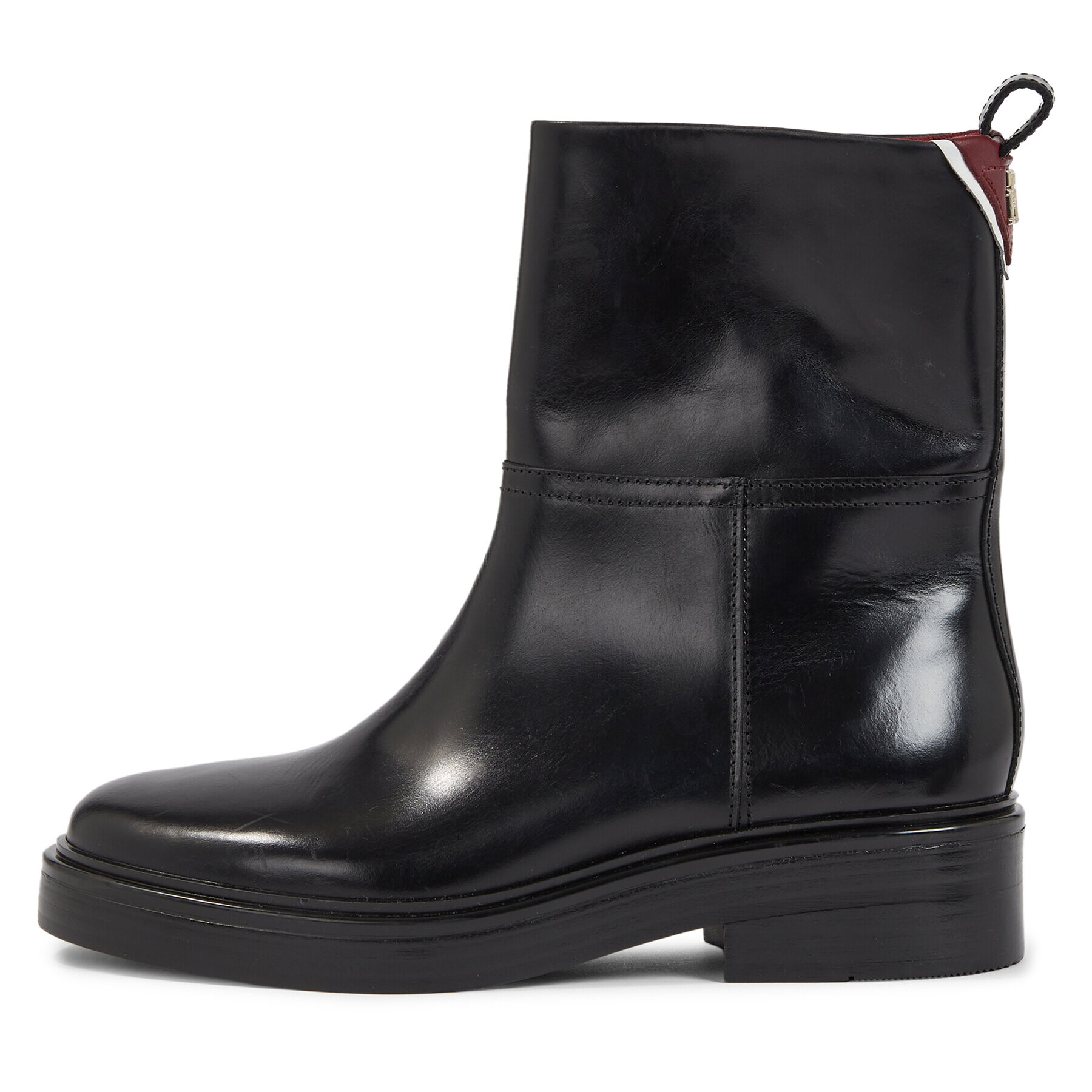 Tommy Hilfiger Polokozačky Cool Elevated Ankle Bootie FW0FW07487 Černá - Pepit.cz