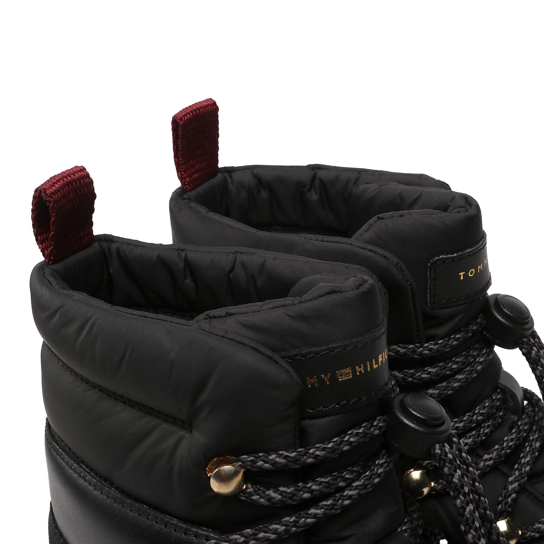 Tommy Hilfiger Polokozačky Laced Outdoor Boot FW0FW06610 Černá - Pepit.cz